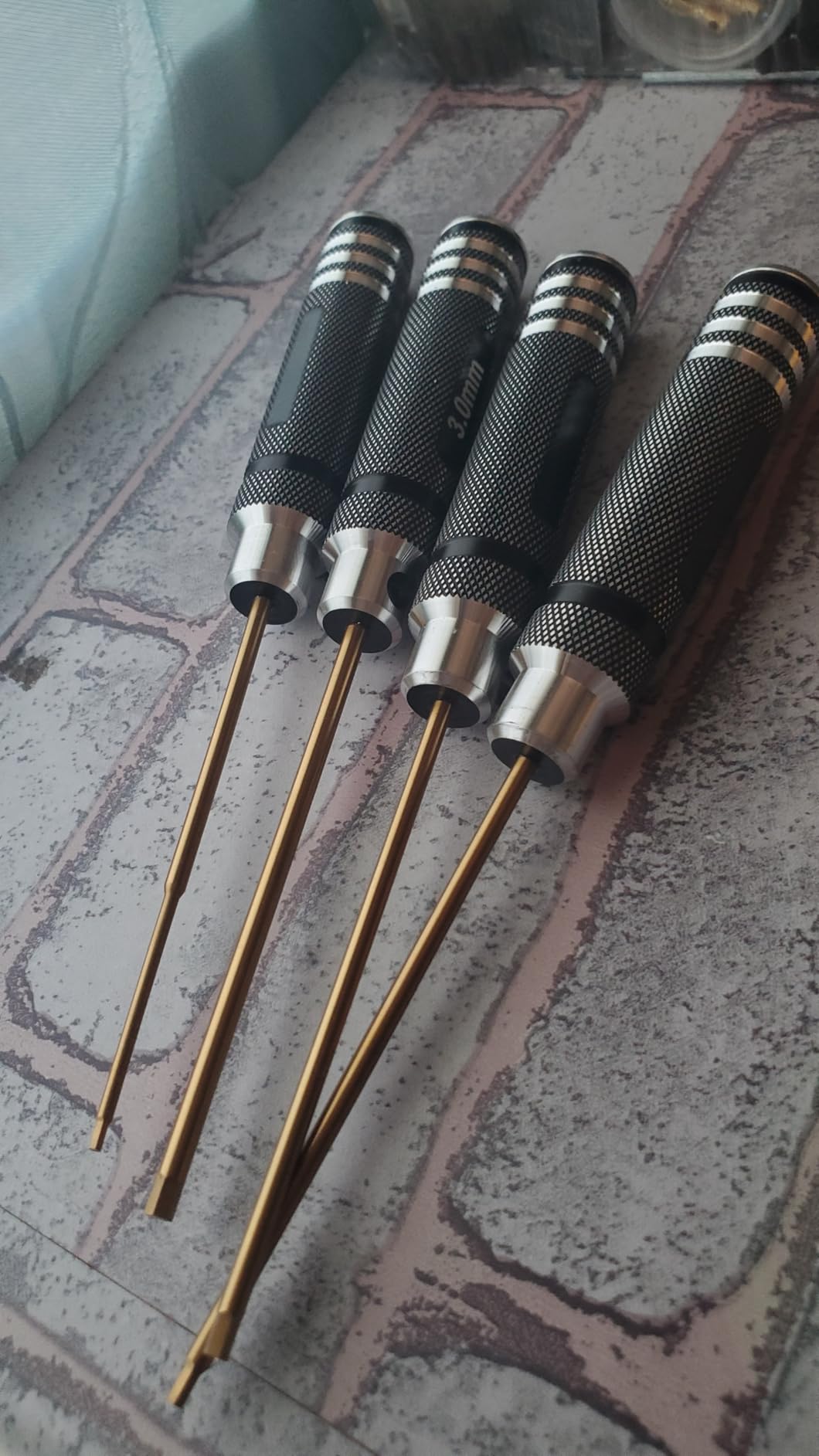 RC Hex Driver Set Tools Kit - 8pcs Titanium Allen Screwdriver 1.5mm-8.0mm for Car, Quadcopter, Drone, Boat customer photo 1