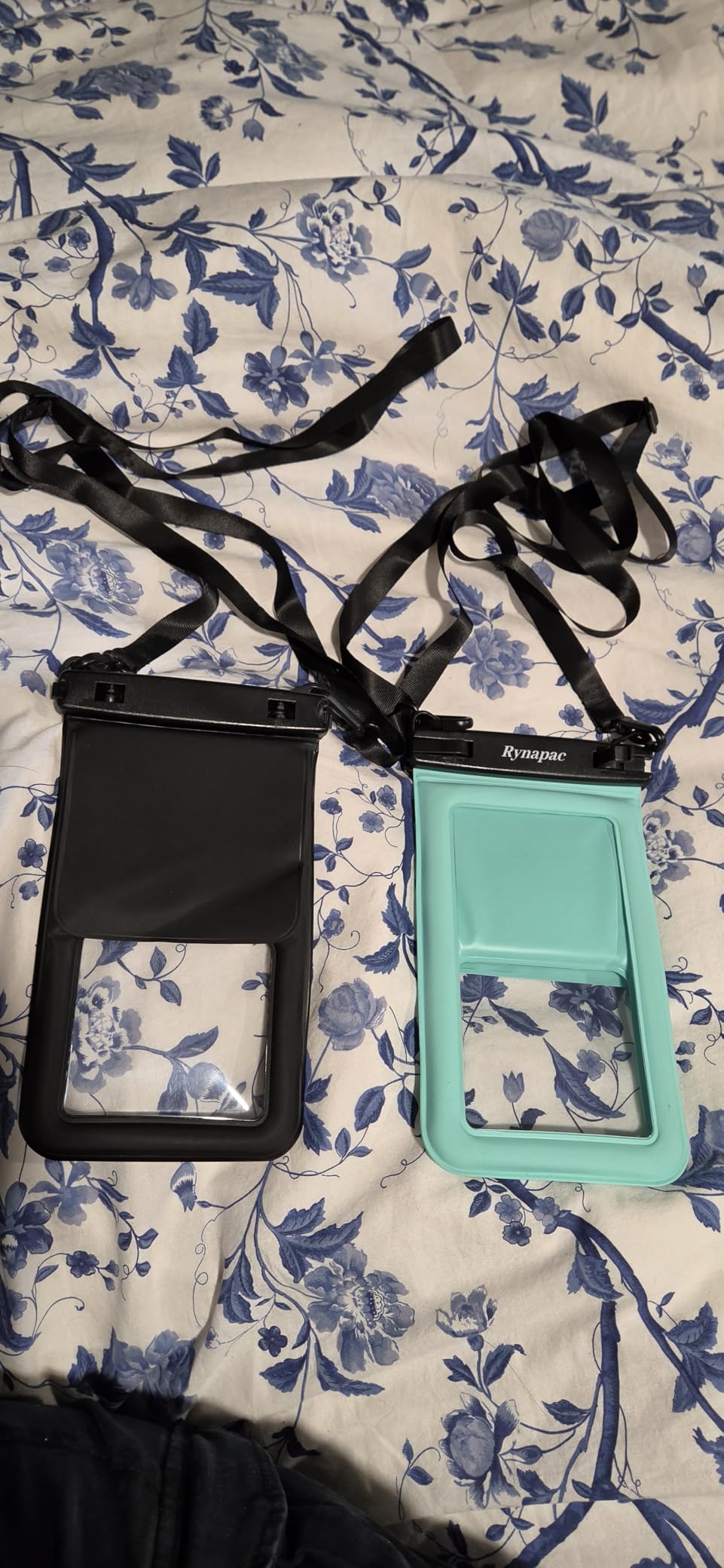 Rynapac Floating Waterproof Phone Pouch [Up to 8.5''] - 2 Pack IPX8 Double Space Waterproof Phone Case with Adjustable Lanyard for iPhone 17 16 15 14 Pro Max, TouchScreen, Beach Cruise Essentials 2026 customer photo 1