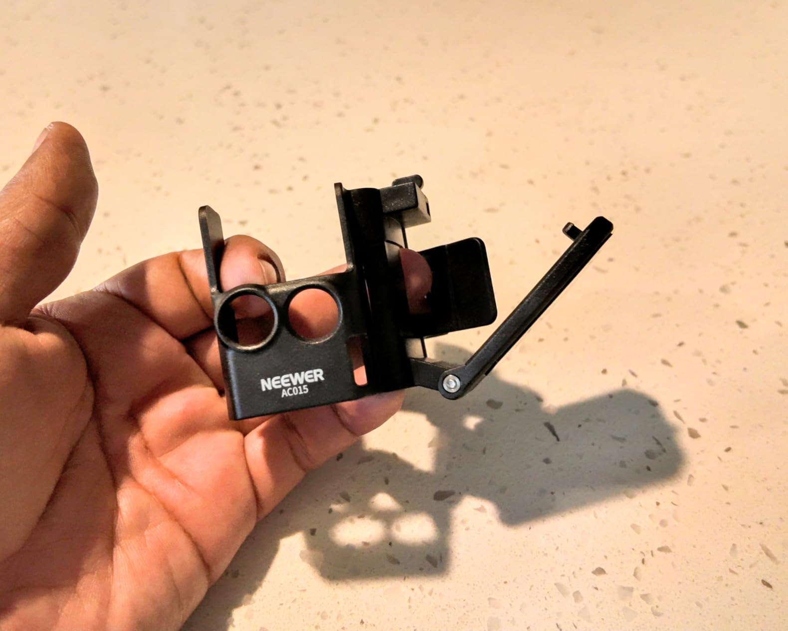 NEEWER Basics Magnetic Mount Compatible with DJI Osmo Pocket 3 Xtra Muse | 180° Adjustable, Plastic Camera Holder Stand, Multifunction Accessories Expansion Adapter for Pocket 3 Battery Grip, AC015 customer photo 1