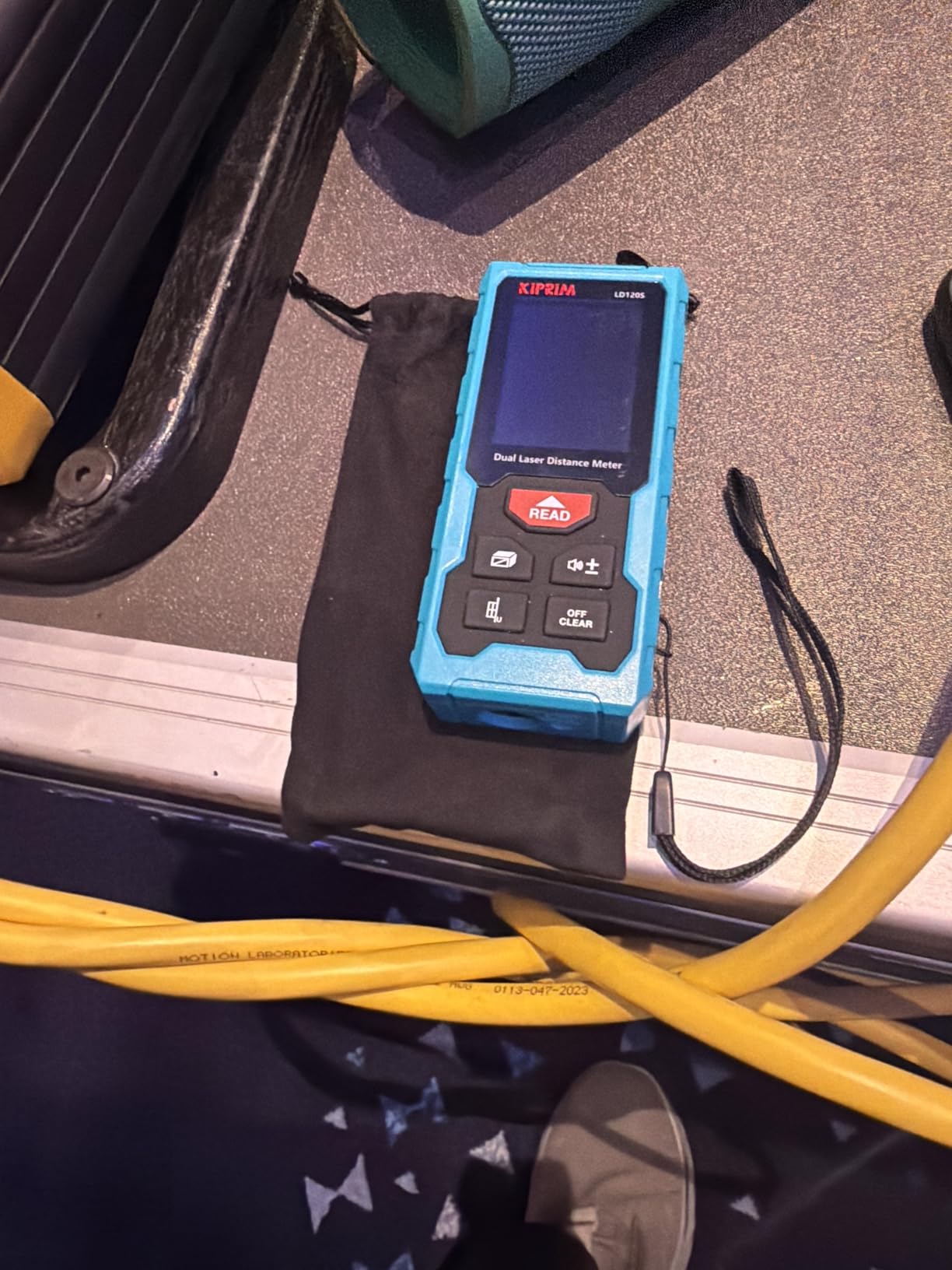 Kiprim 393ft Dual Laser Distance Measuring Tool LD120S, 120m Total Range, Electronic Level, Precise Measurements, and Pythagorean Function - Ideal for Construction, DIY, and Home Renovation customer photo 2