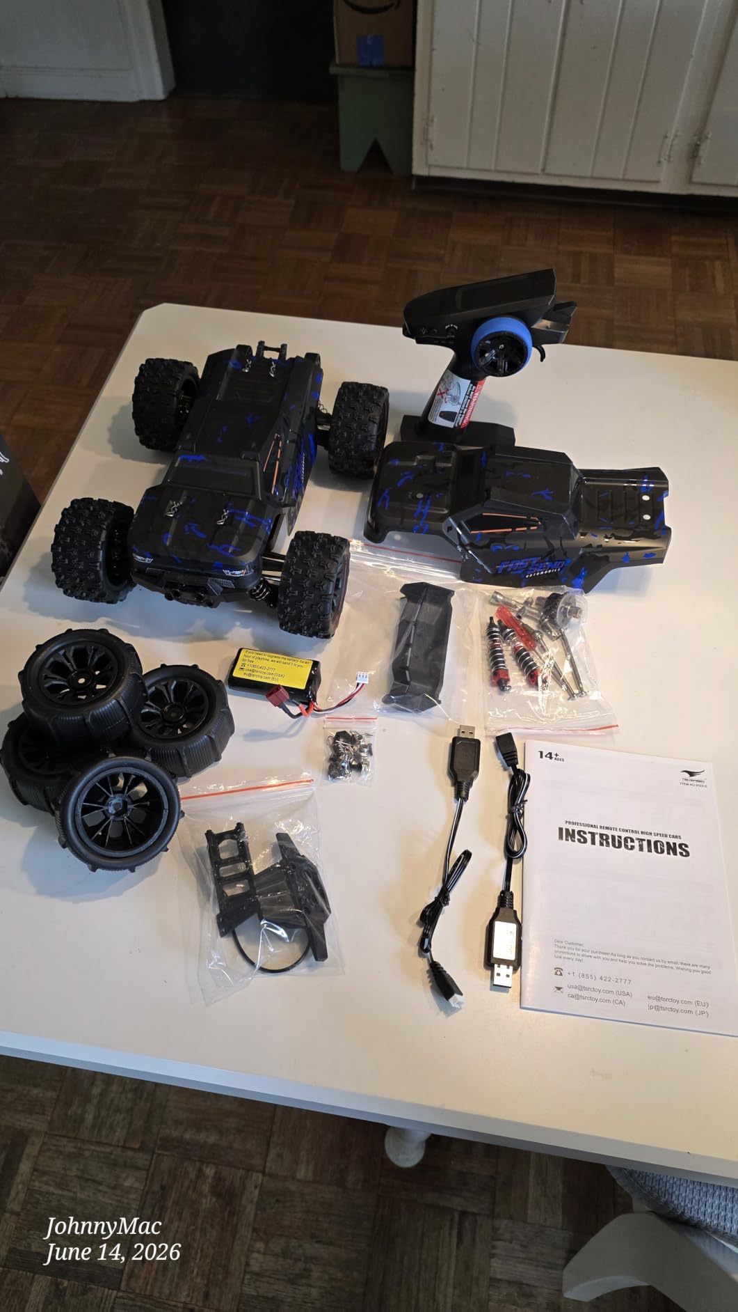 1:14 Scale RC Cars for Adults, 60KPH High Speed RC Truggy, 4X4 Off-Road Remote Control Truck, Waterproof Electric Car with 2S Battery, All Terrain RC Vehicle customer photo 2