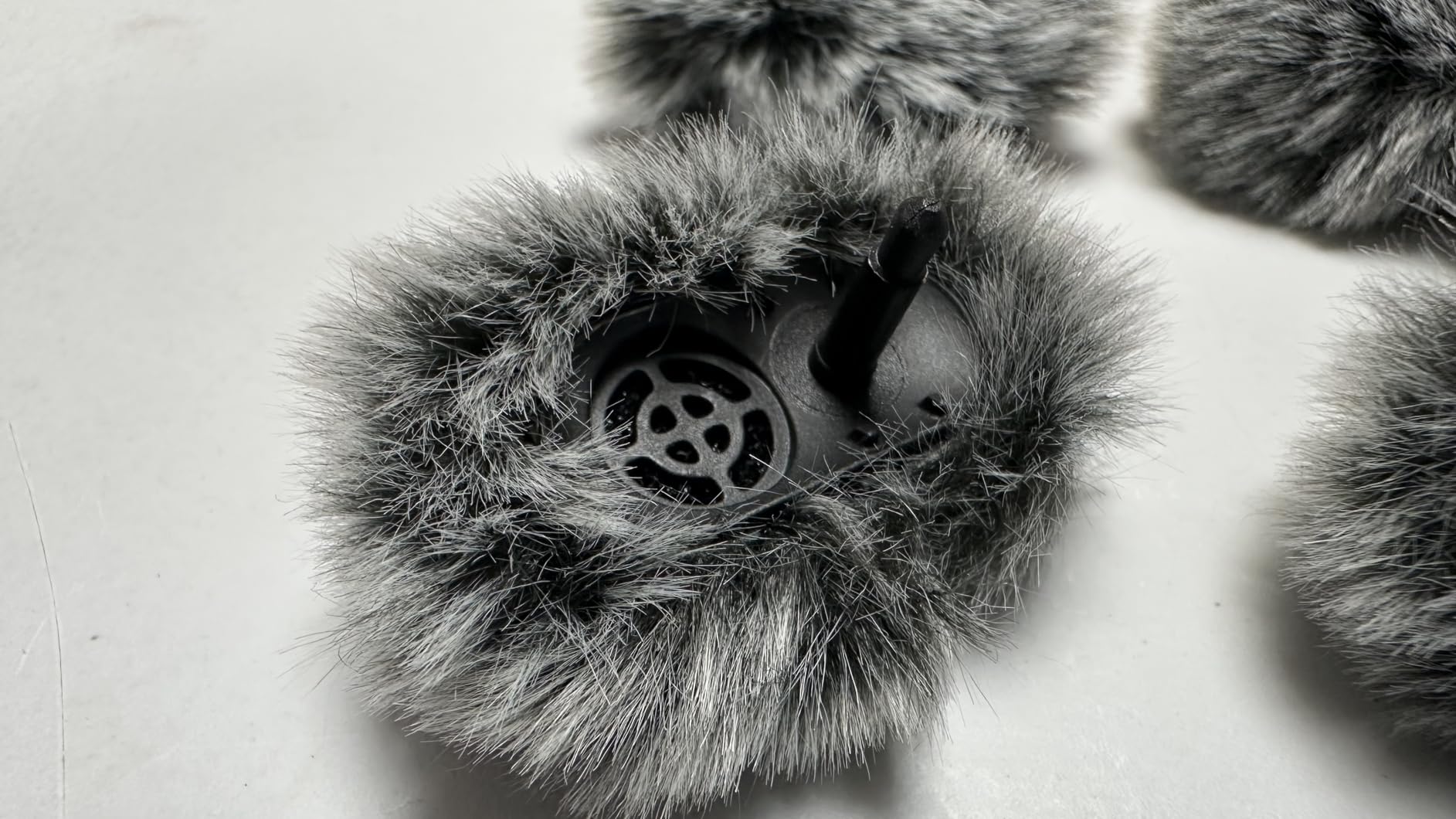 4 Pcs Furry Mic Windscreen for DJI Mic 2 - Mic Wind Muff Pop Filter Suitable for DJI Mic 2 Reduce Wind Noise, Keep Microphone Clean customer photo 2