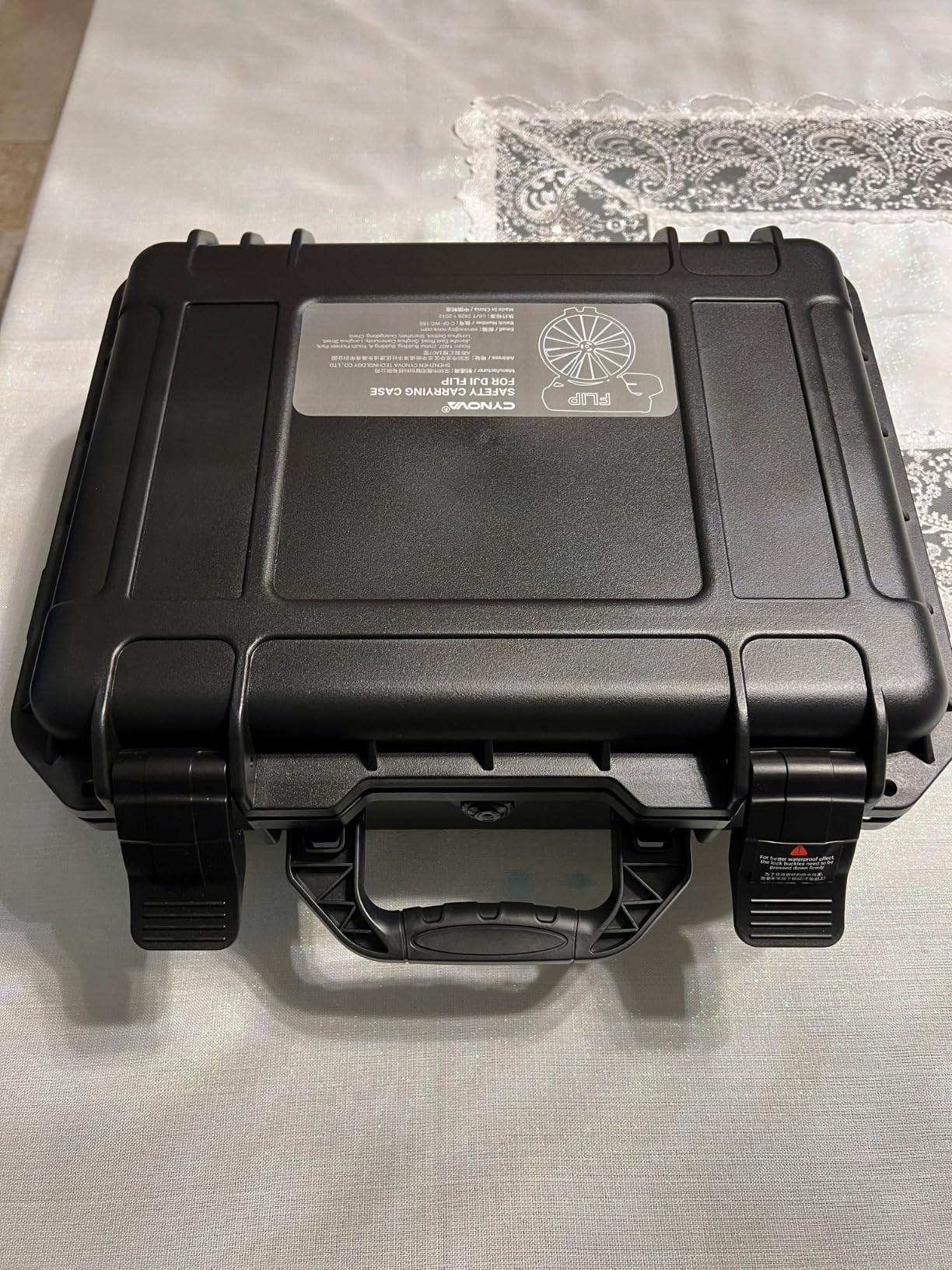 CYNOVA Waterproof Hard Case for DJI Flip and RC2/RC/RC-N3/N2/N1, Support 7 Batteries and Other DJI Flip Accessories [CASE ONLY] customer photo 2