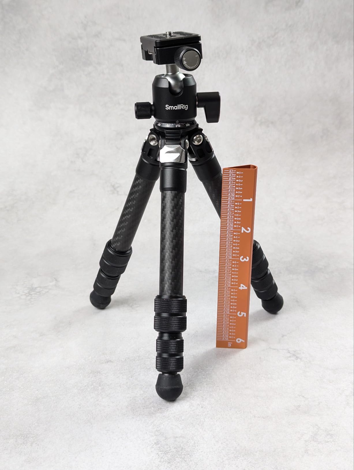 SmallRig Carbon Fiber Mini Desktop Tripod with 360° Ball Head | Compact 15.5