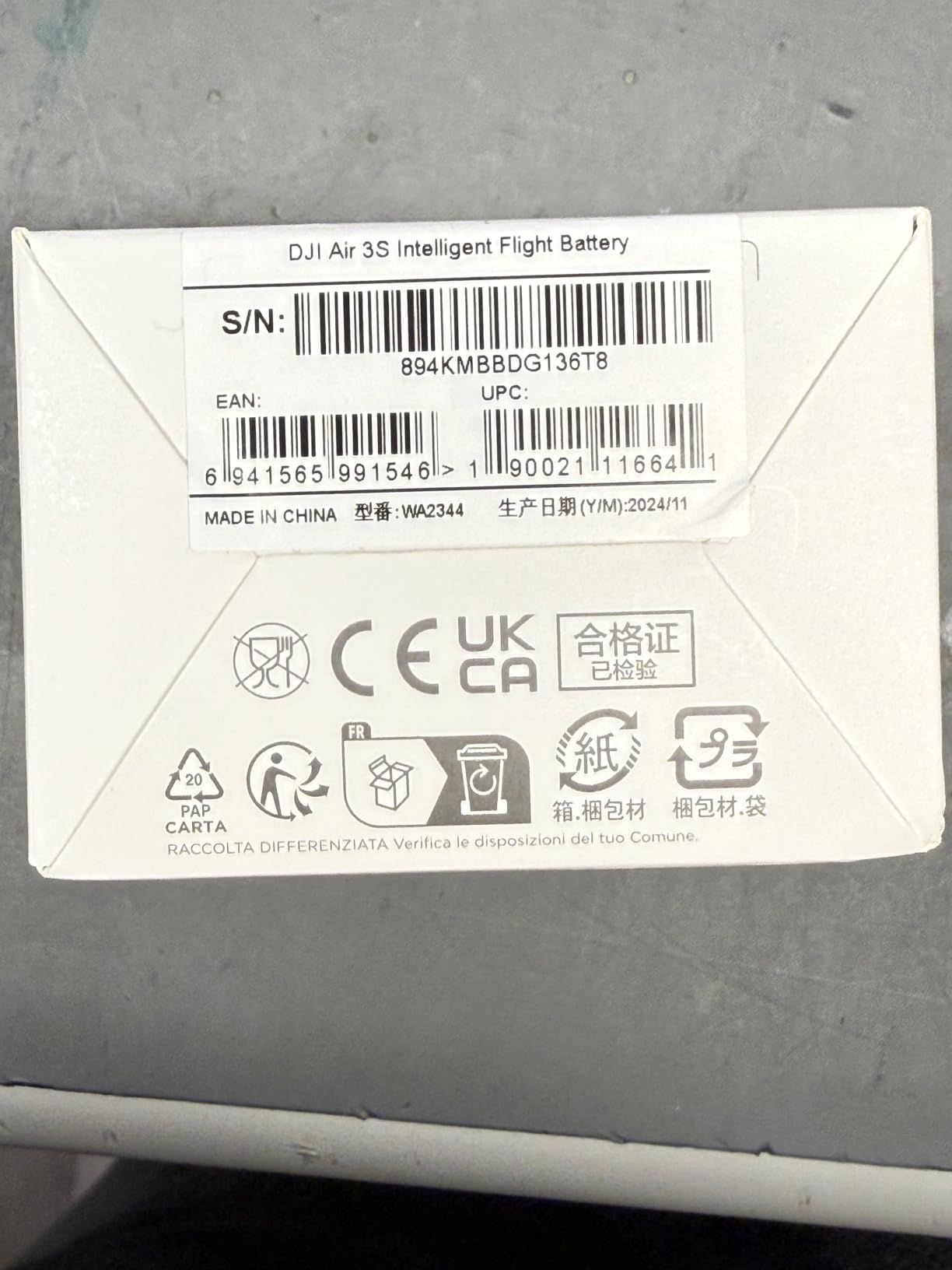Air 3S Intelligent Flight Battery, 4276 mAh Provides 45-Minute Flight Time for DJI Air 3S and Air 3 Drone Batteries Accessories customer photo 1