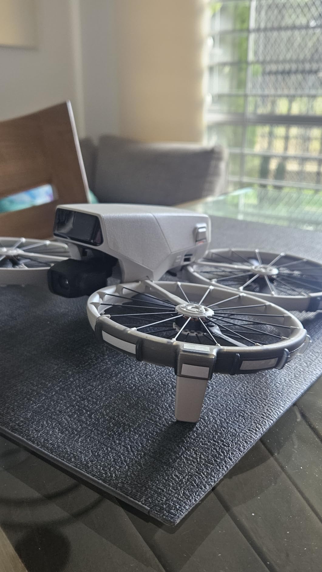 CYNOVA Propeller Guard Protector for DJI Flip, Propeller Collision Protection Ring for DJI Flip Drone Accessories, Flip Propellers Bezel Anti-Collision Protectors Prop Frame Cover Guards (grey) customer photo 1