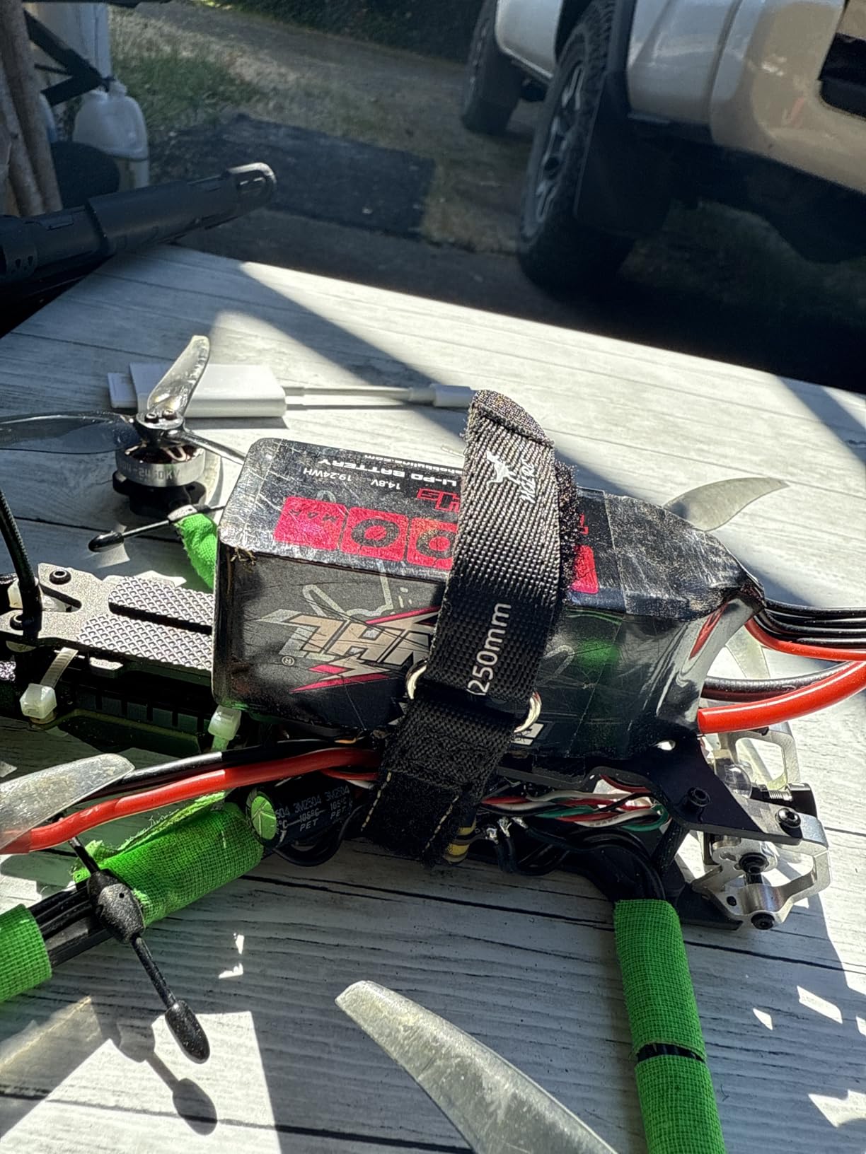 CNHL 14.8V 4S LiPo Battery 1300mAh 130C with XT60 Plug (2 Packs) | High performance RC battery for FPV racing drone, quadcopter, helicopter, airplane, and tactical UAV models. customer photo 1