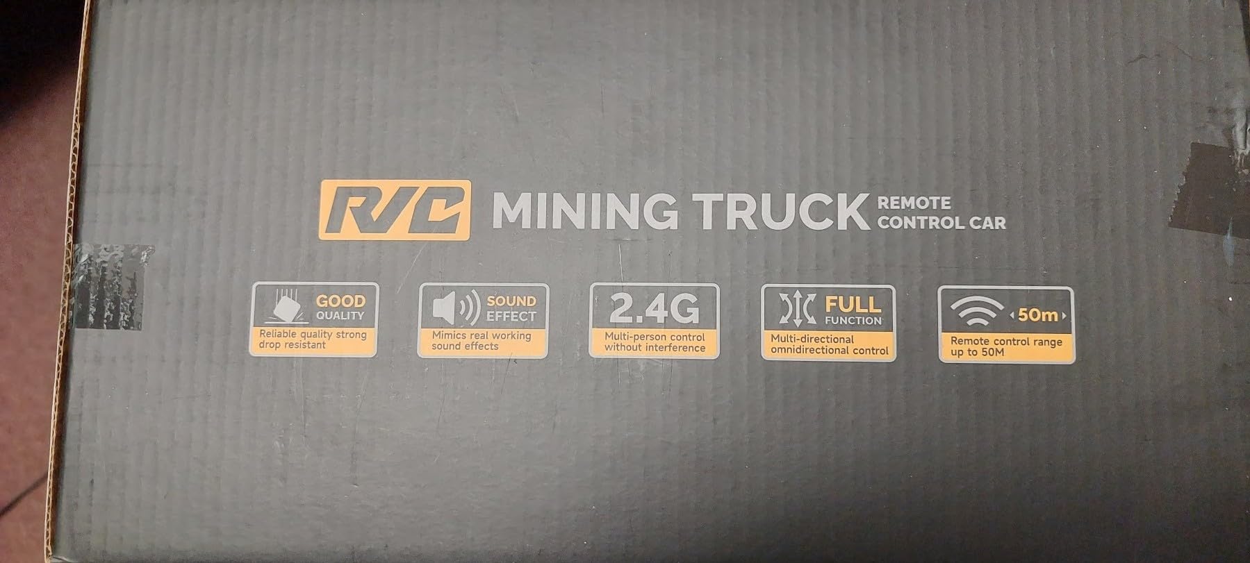 9-Channel RC Dump Truck Toy | 1:18 Scale Construction Vehicle with Working Bed, Lights & Sounds, All-Terrain Tires, 100-Min Rechargeable Battery, 2026 New STEM Birthday Gift for Kids 6-12 & Adults customer photo 1