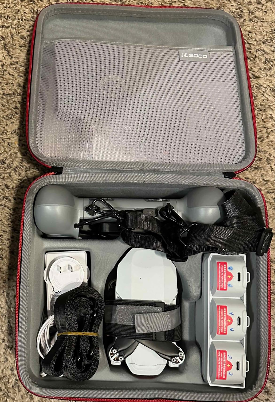 RLSOCO Carrying Case for Potensic ATOM 2 Drone - Fits Drone, Remote Controller, Charging Hub and Power Adapter customer photo 1