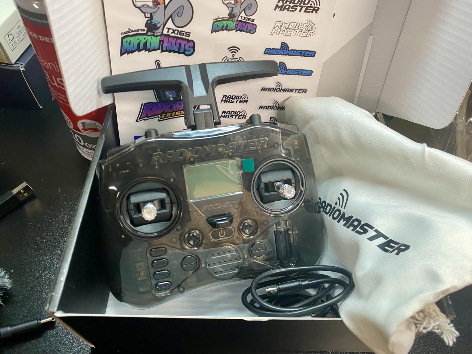 Radiomaster Pocket ELRS Remote Controller Portable Hall Gimbal EdgeTX Transmitter customer photo 1