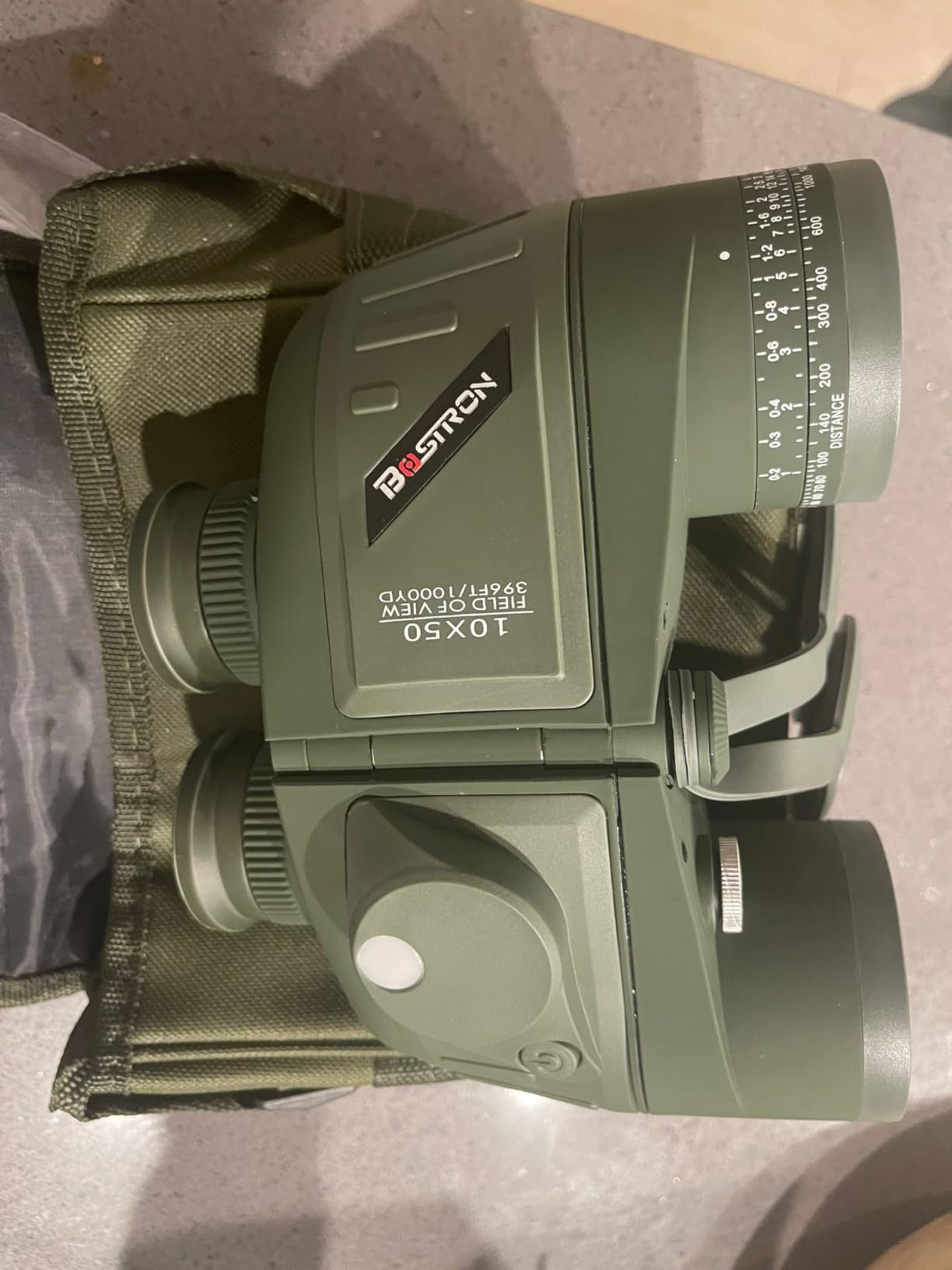 10x50 Marine Binoculars, IPX7 Floating Waterproof Binoculars with Illuminated Rangefinder Compass BAK4 Prism FMC Lens for Sailing, Boating, Navigation, Bird Watching customer photo 1