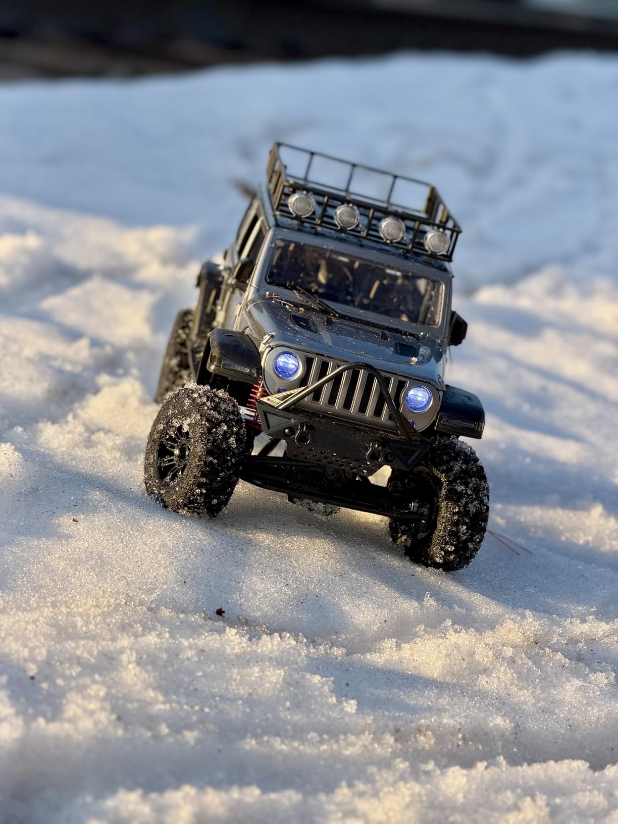 ARRIS MN128 1/12 RC Rock Crawler 4WD Off-Road Jeep RTR Truck - Wrangler Style Body, LED Lights customer photo 1