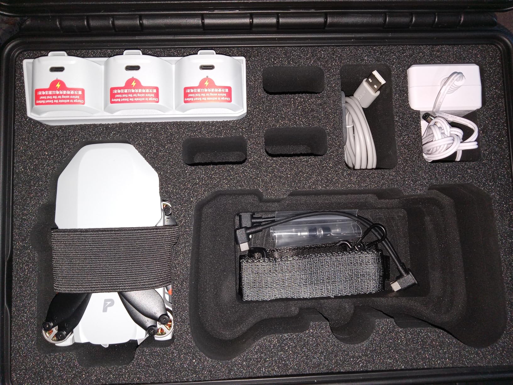 Lykus Titan AM100 Waterproof Hard Case for Potensic Atom 2/Atom 3-Axis/Atom SE/Atom LT Fly More Combo, NOT for PTD-1, Support up to 7 Batteries [CASE ONLY] customer photo 2