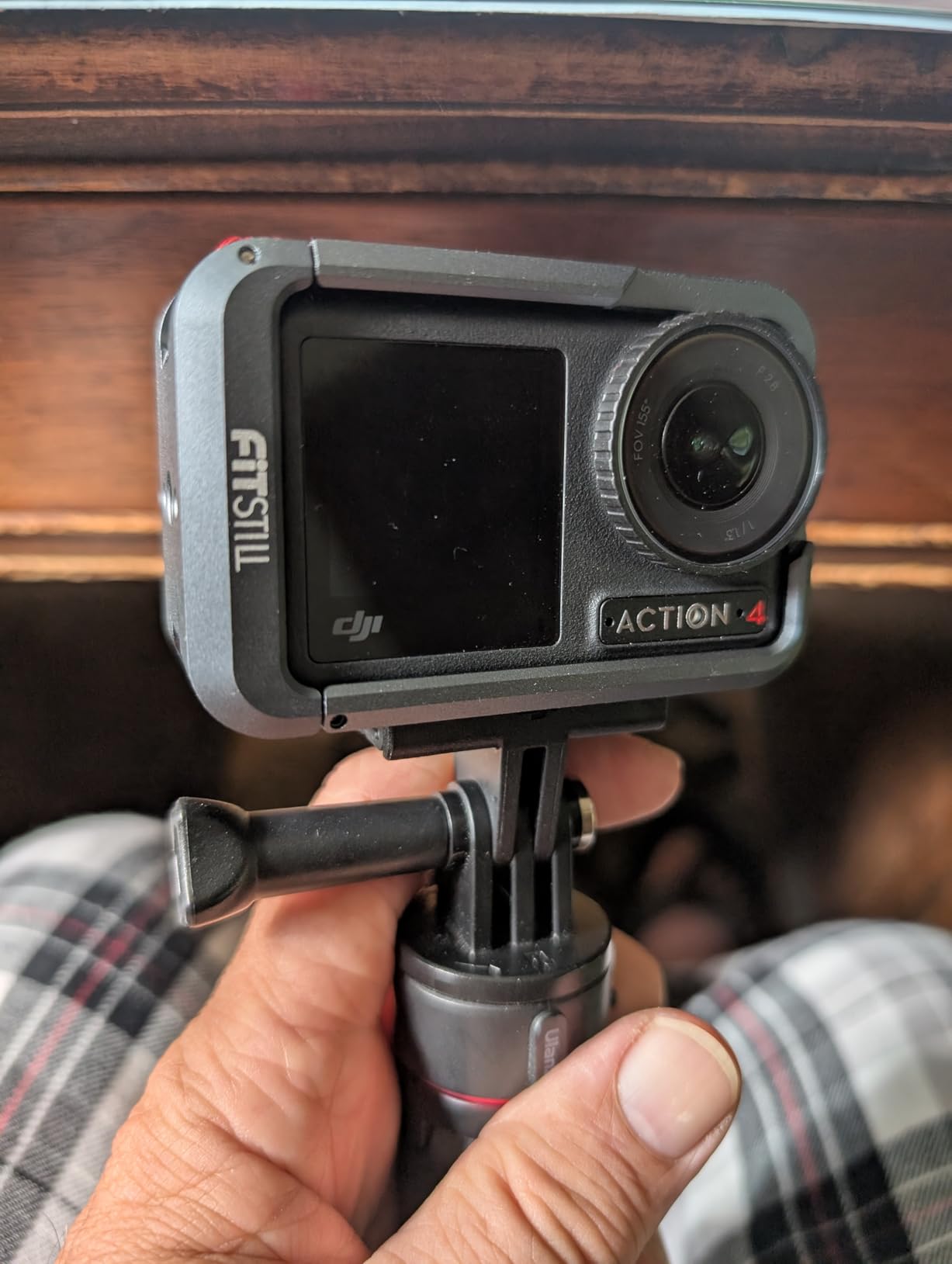 FiTSTILL Metal Protective Case for DJI Osmo Action 5 Pro/Action 4/Action 3, Protective Anti-Scratch Hard Shell Case Housing with Lens Cover, 1/4