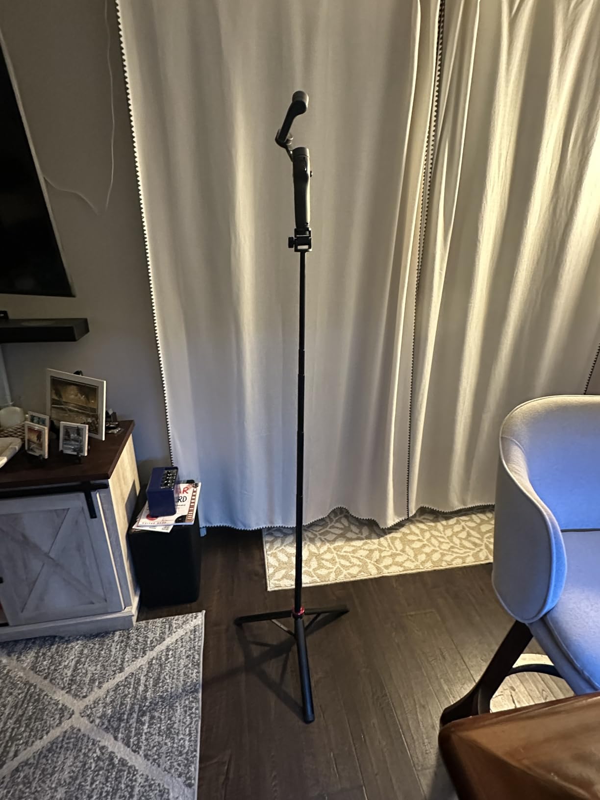 80'' Osmo-Mobile Floor Tripod-Stand Holder for DJI Osmo Mobile 8 SE 7P 7 6 5 4 / Osmo-Pocket 4 3 2 1 / Osmo Action 6 5 pro 4 3 2 1 customer photo 1