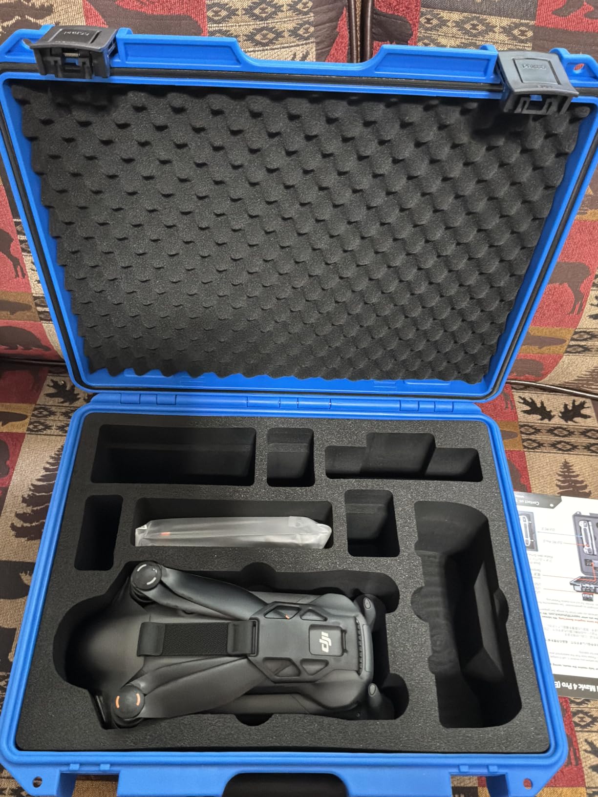 Lykus Titan M400 Waterproof Hard Case for DJI Mavic 4 Pro, DJI RC Pro 2/RC2, Fits up to 6 Batteries and Accessories in Fly More Combo/Creator Combo [CASE ONLY] customer photo 1