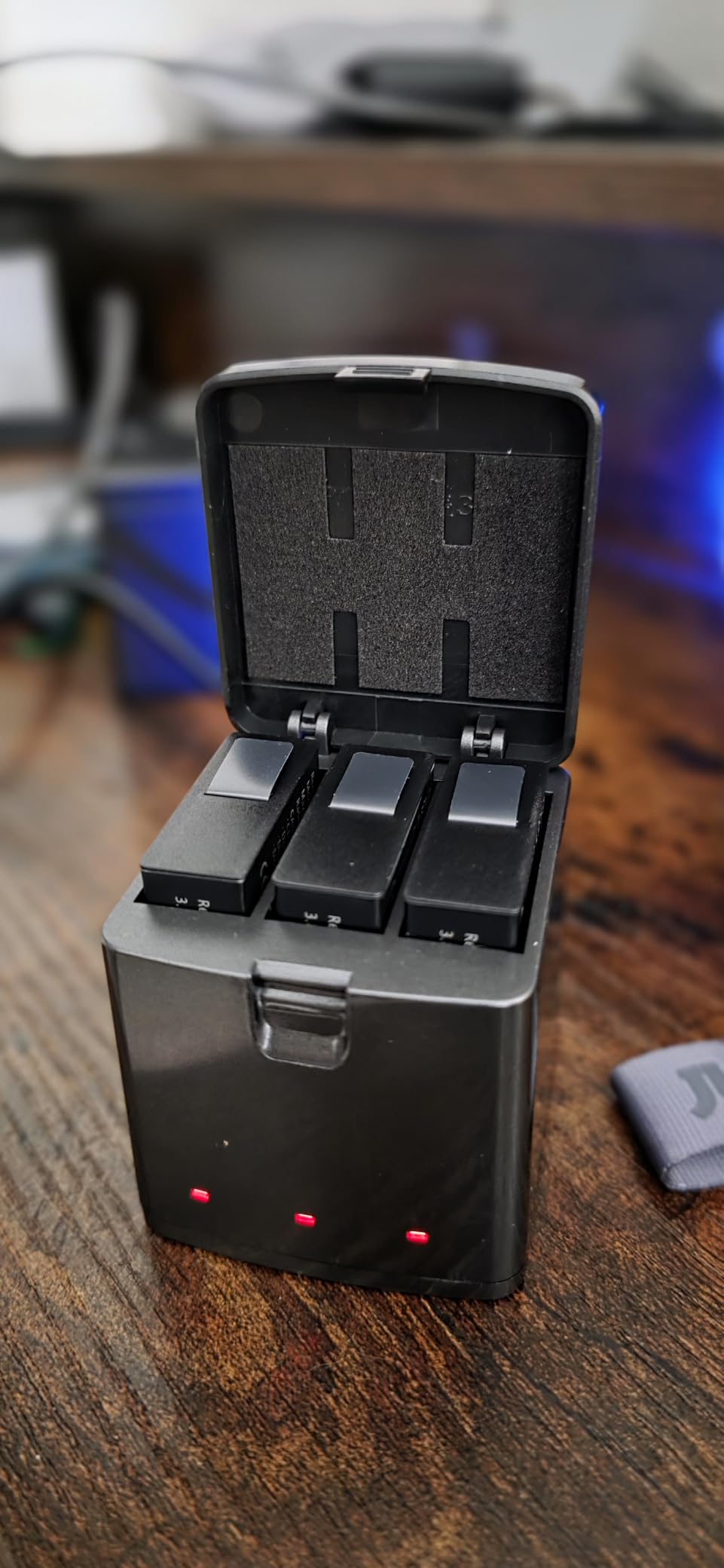 Battery Charger Kits for Hero 13 Black, 3-Pack Batteries, Triple Charge Case | with Type-C Charging Cord for Hero 13 Official 2100mAh Batteries Accessories (3-Pack) customer photo 1