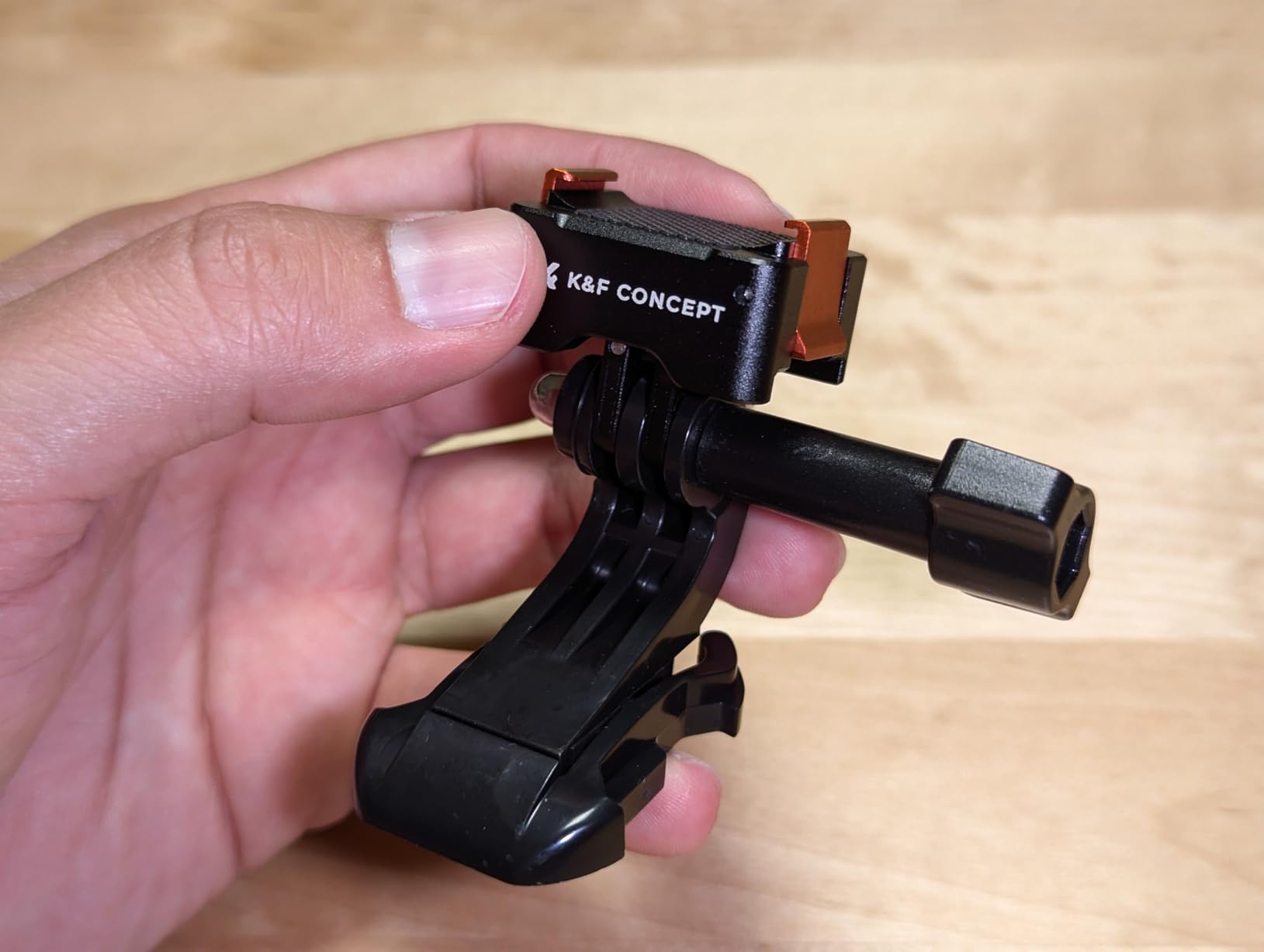 K&F CONCEPT 2Pack Quick Release Adapter Mount | Compatible with DJI Osmo Pocket 3, Arca-Swiss Standard, 1/4 Screw/Folding Finger, Aluminum Alloy Bracket, PP04 customer photo 1