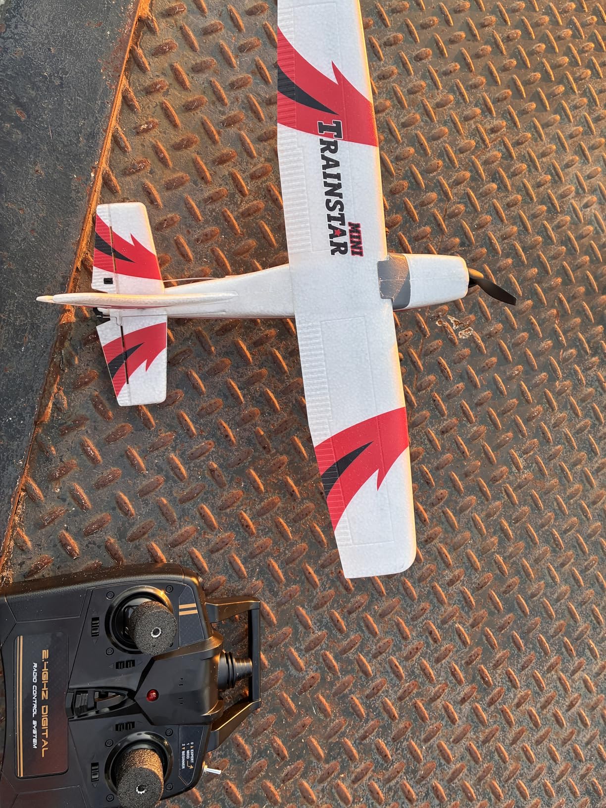 volantexrc RC Plane, 3 Channel Remote Control Plane for Beginners & Adults | Sport Cub Trainer RTF, Prop Saver, 6-Axis Gyro Stabilizer, 3 Modes, Radio Controlled Aircraft, 400mm, Yellow customer photo 1