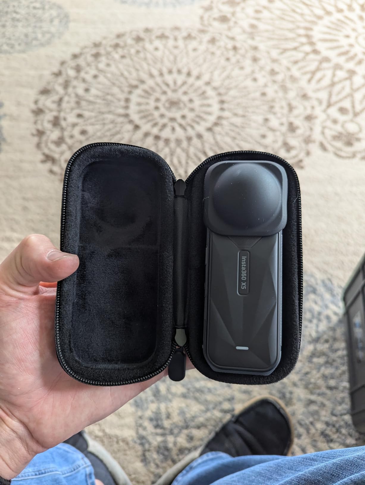 Carrying Case Bag for Insta360 X5, Silicone Lens Cap, 2-Pack Screen Protector with Tools, Protective Accessories Kit for Insta360 X5 customer photo 1