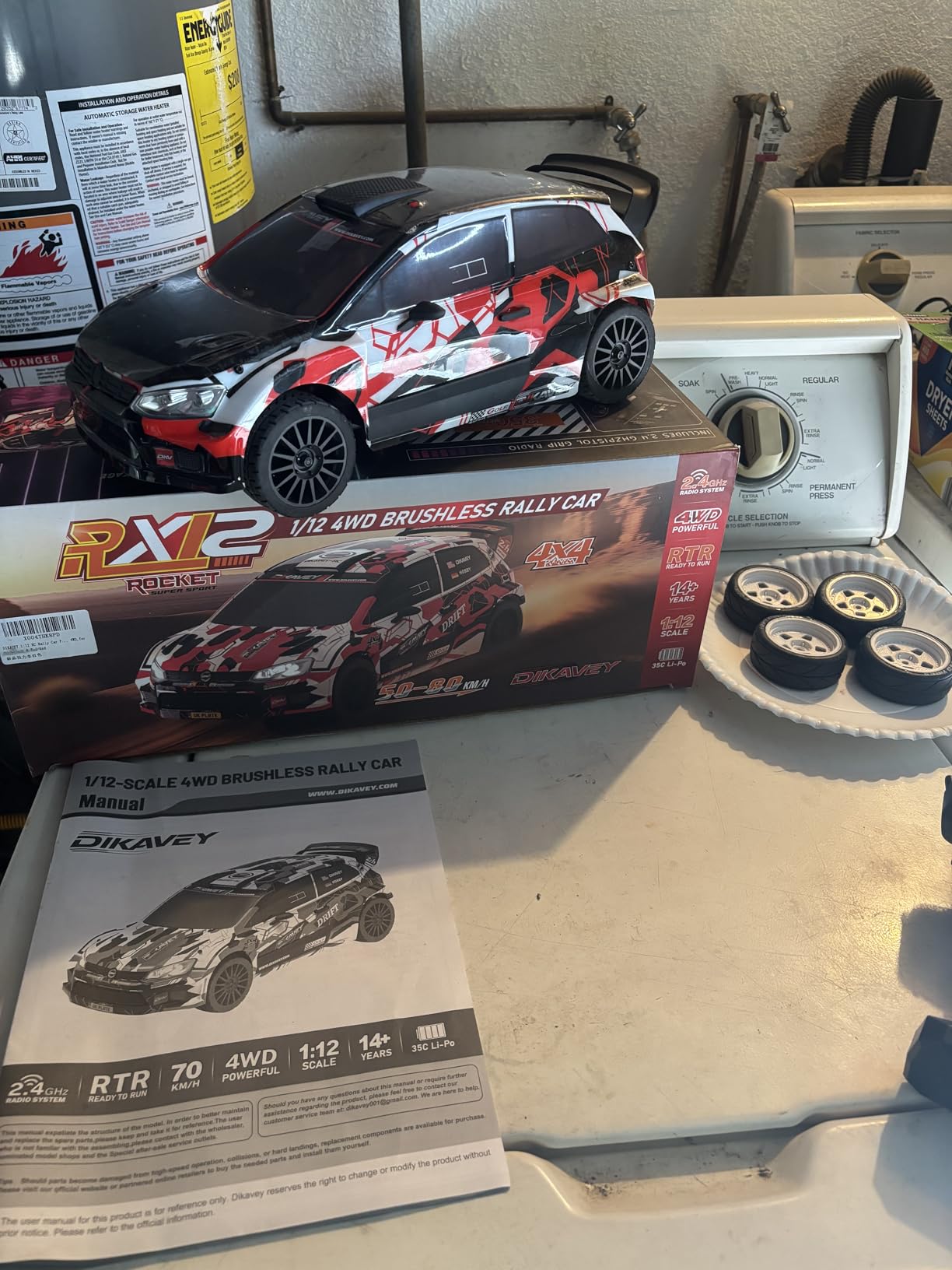 DIKAVEY 1:12 RC Rally Car Fast Max 50 MPH customer photo 1