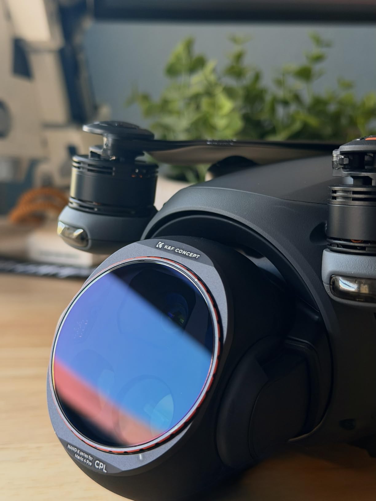 K&F CONCEPT Upgrade Circular Polarizer CPL Filter Compatible with DJI Mavic 4 Pro, Multi-Coated HD Optical Glass, Drone Accessories Camera Lens Polarizing Filter customer photo 1