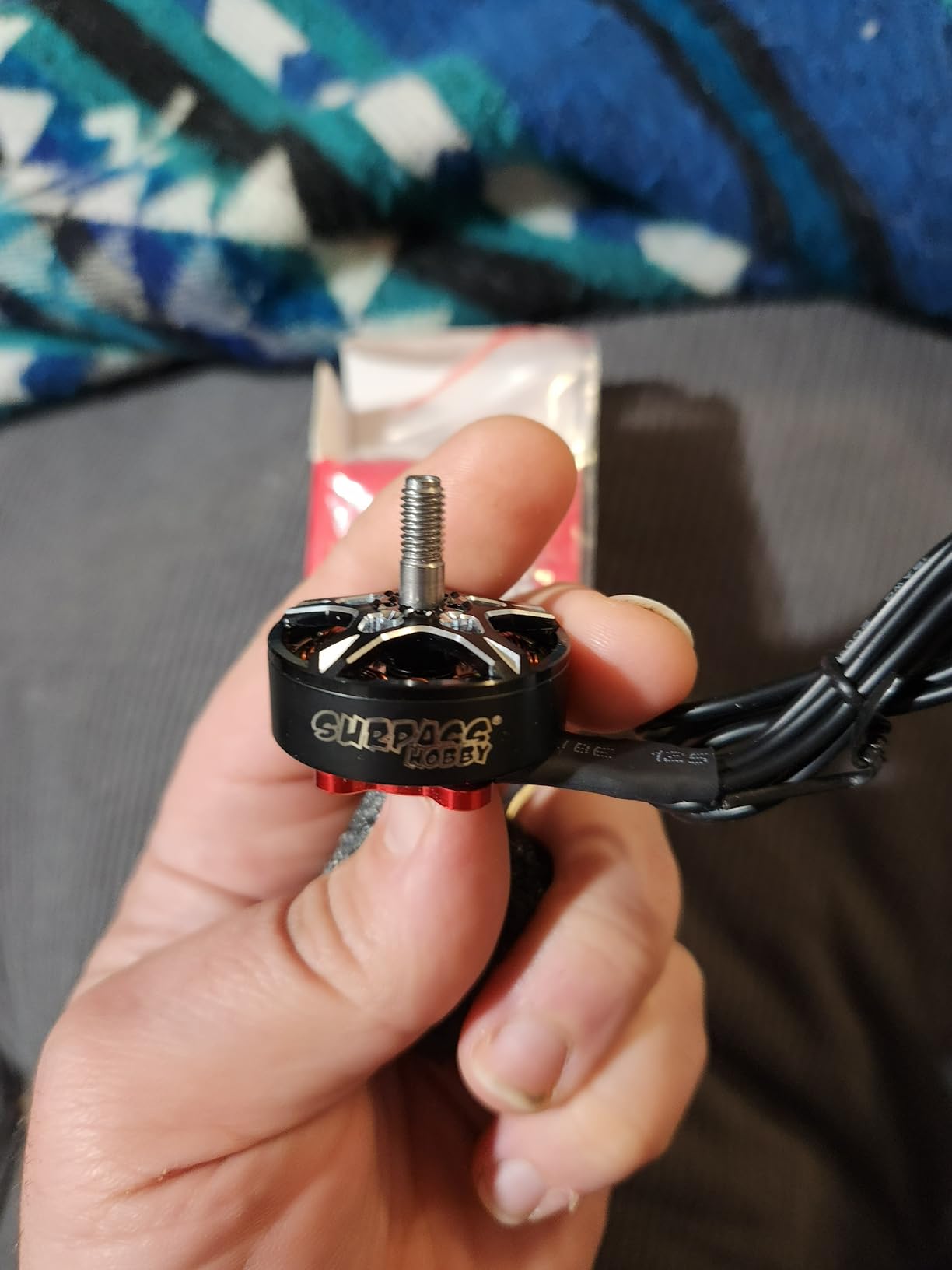 Surpass Hobby S2807 Outrunner Brushless Motor 6S 1300KV Drone Motor for 6-7inch Long Range FPV Racing Drone Freestyle FPV Drone Quadcopter (1300KV 4Pcs) customer photo 2