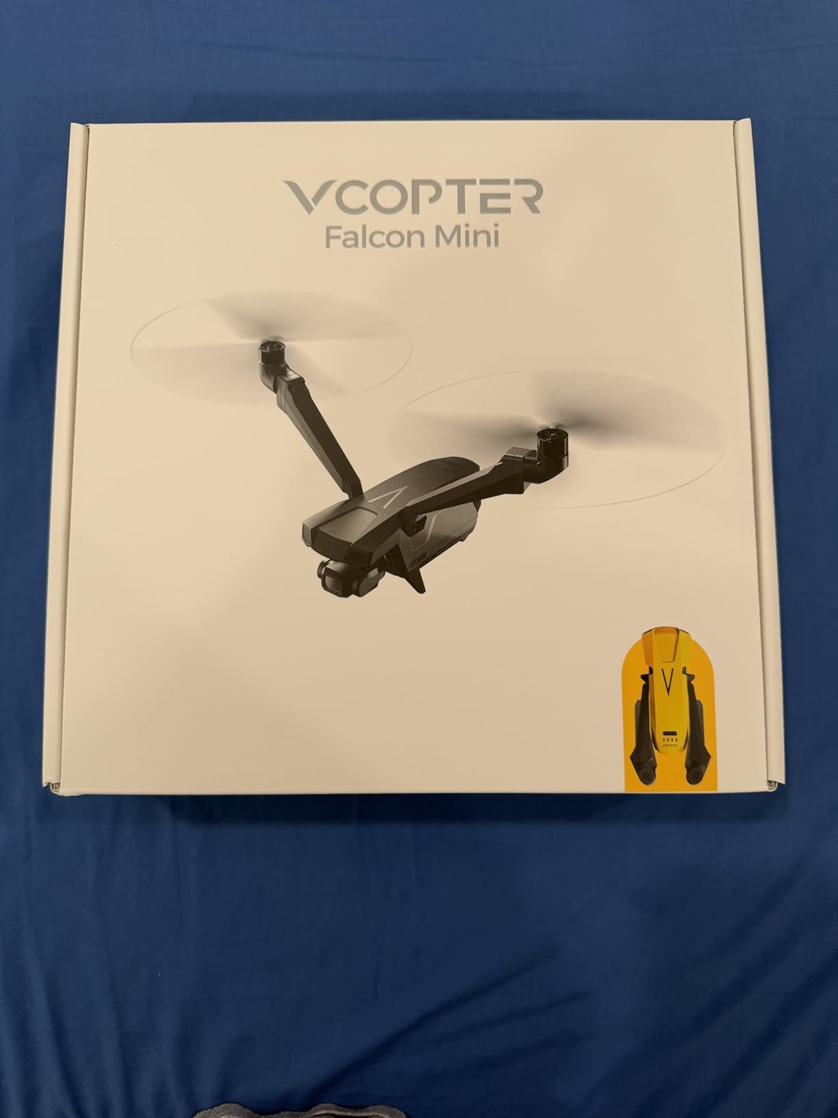 Drones with Camera for Adults 4K, VCOPTER Falcon Mini Bi-Copter Design, Inverted Flight Capability, Max Speed 16m/s, 10000 ft Video Transmission, 1 Battery for 34-Min Max Flight Time, 249g customer photo 1