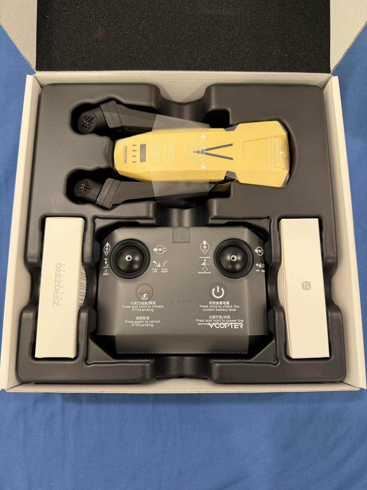 Drones with Camera for Adults 4K, VCOPTER Falcon Mini Bi-Copter Design, Inverted Flight Capability, Max Speed 16m/s, 10000 ft Video Transmission, 1 Battery for 34-Min Max Flight Time, 249g customer photo 2