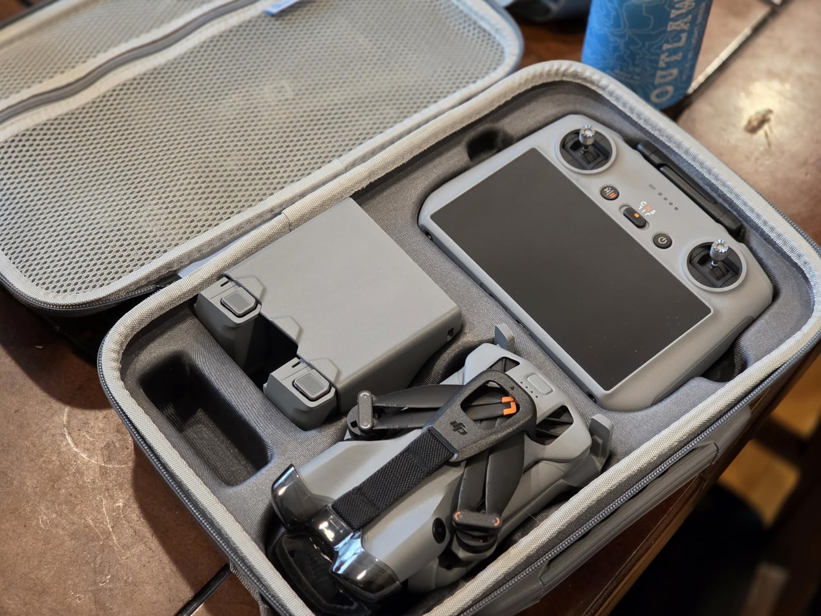 Skyreat Mini 5 Pro Case - PU Leather Hard Carrying Case Compatible with DJI Mini 5 Pro Fly More Combo, RC 2 Display Controller, Drone, Batteries, ND Filters & Accessories customer photo 1