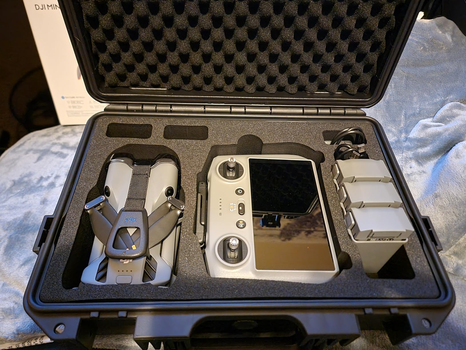 Lykus Titan MM510 Waterproof Hard Case for DJI Mini 5 Pro Fly More Combo, Support RC2/RC-N3, up to 7 batteries [CASE ONLY] customer photo 1