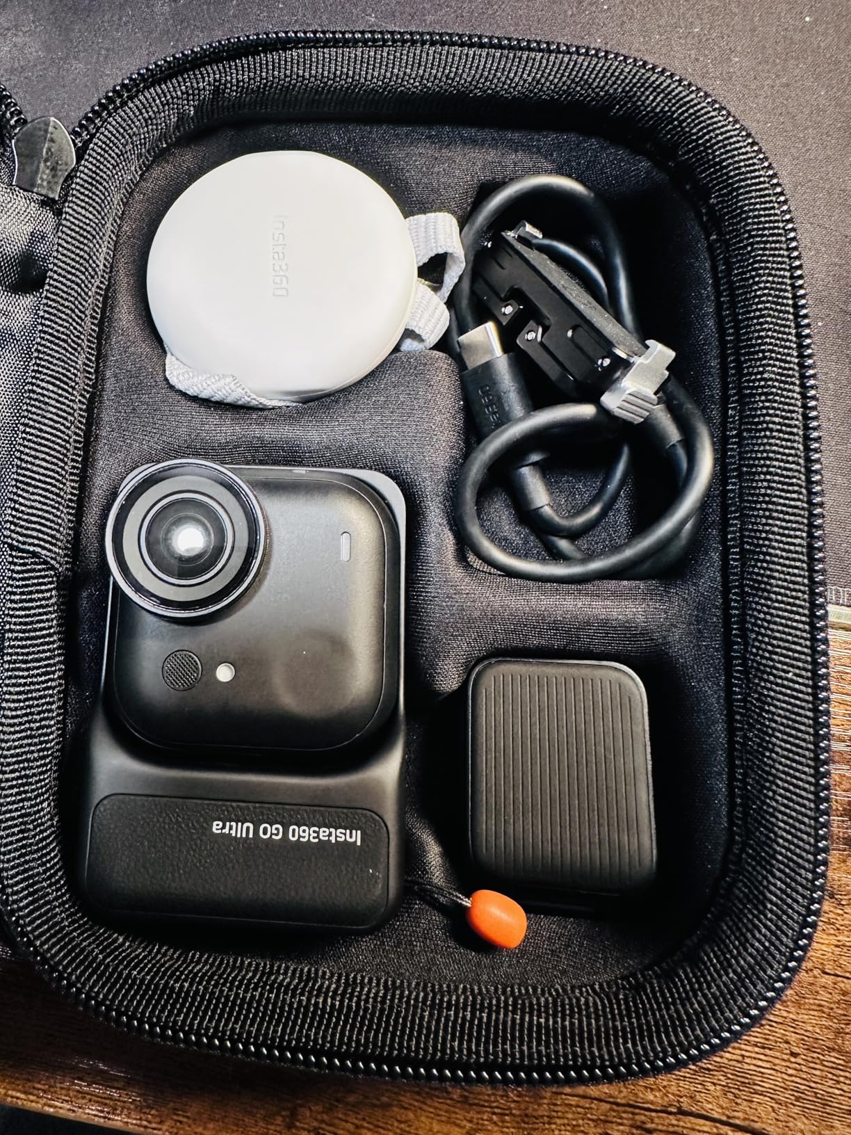 BRDRC Carrying Case for Insta360 GO Ultra Accessories, Storage Bag Protective Case Hard Shell Cover for for Insta 360 GO Ultra Standard Bundle Camera Accessory customer photo 2
