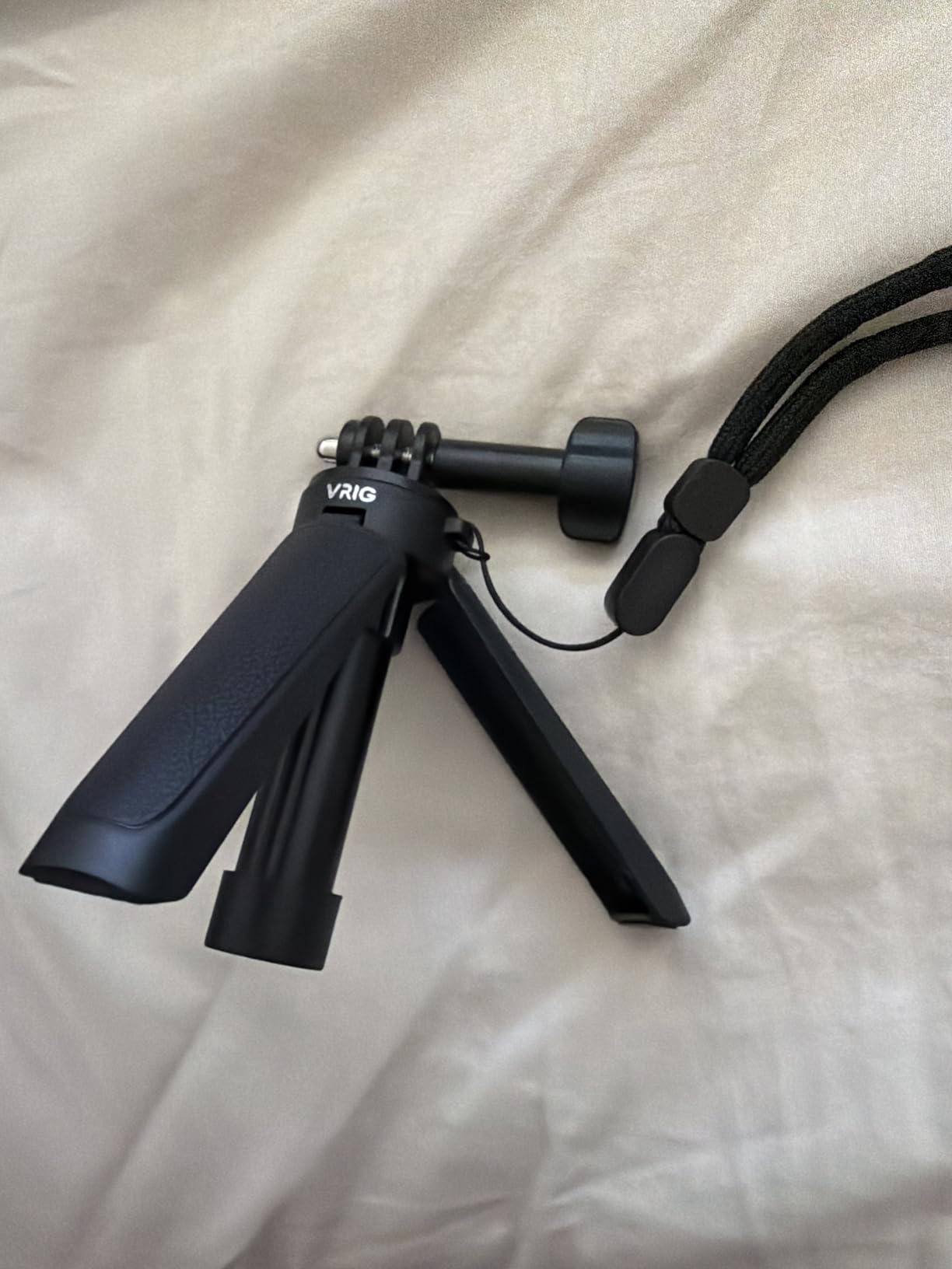 VRIG TP29 Extendable Mini Camera Tripod, Portable Small Handle Grip Desktop Webcam Selfie Stick Tripod for DJI Osmo Action 5Pro/4/3/AKASO Brave EK7000, Pole Tripod for Action Camera Hero 13 12 11 10 Max customer photo 1