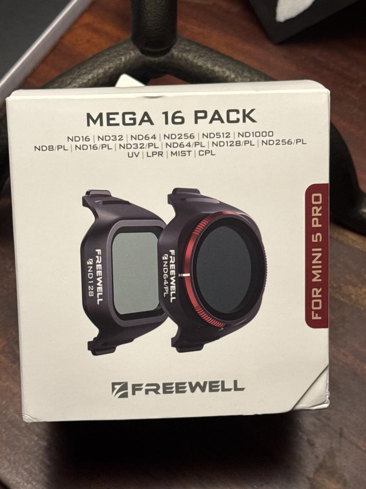 Freewell Mega 16-Pack Filter Kit for DJI Mini 5 Pro | with UV, ND, ND/PL, LPR, Glow Mist, 10-Stop ND1000, CPL, Haze Reduction, Cinematic Filter Set for Aerial Photography customer photo 1