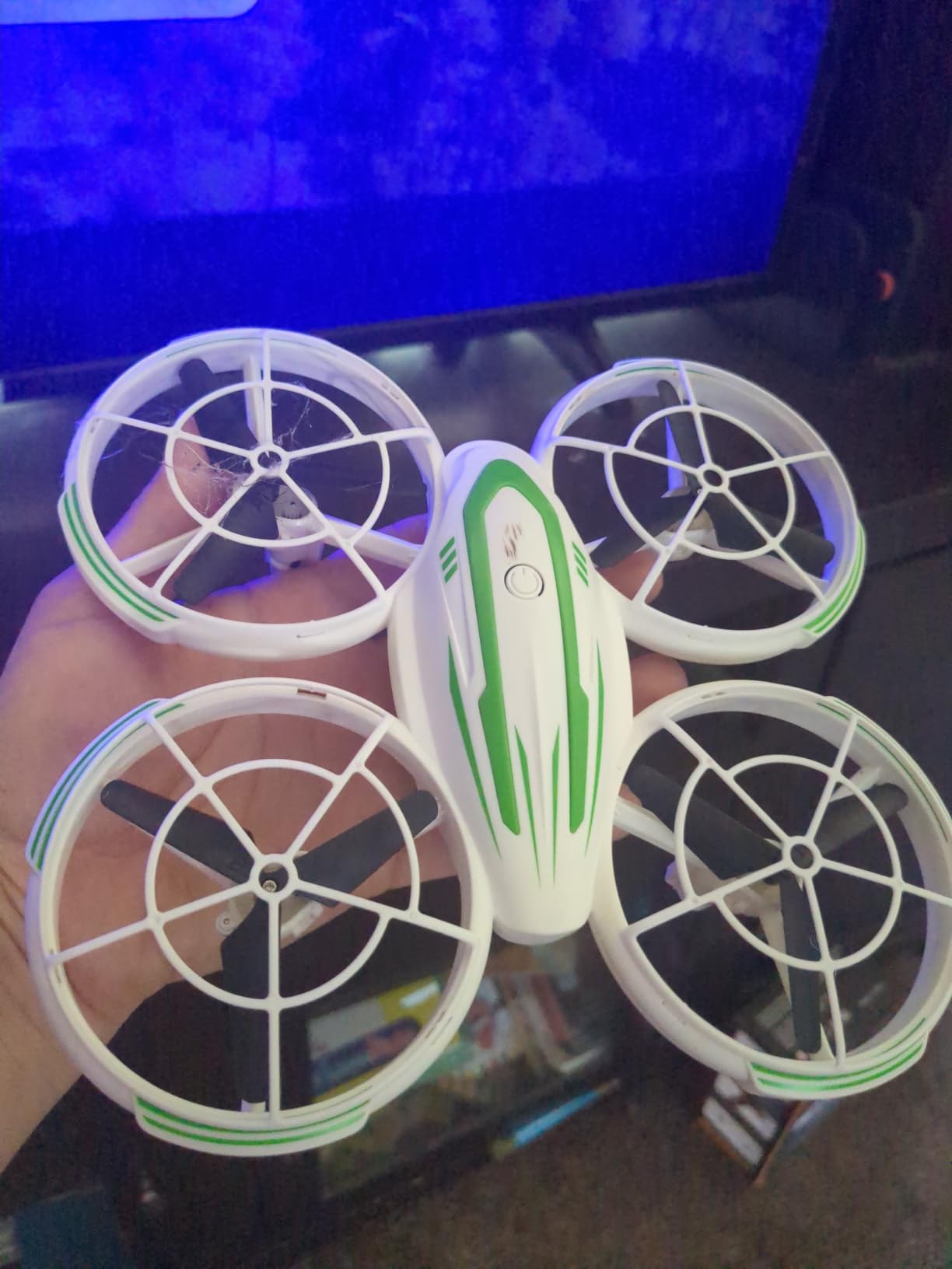 Mini Drone for Kids Beginners, RC Quadcopter Drone with Colorful Light, One Key Start, Altitude Hold, Headless Mode, 3D Flips, Indoor RC Helicopter Toy for Boys and Girls customer photo 1