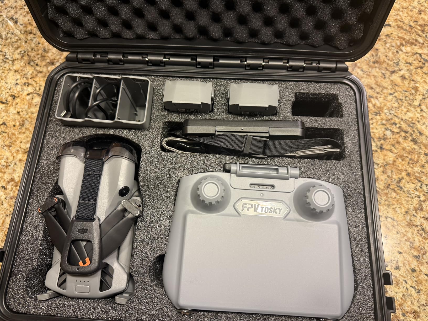 Case for DJI Mini 5 Pro Drone - Waterproof Carrying Cases for DJI Mini 5 Pro Fly More Combo, Charger, Propellers Filters Accessoreis | Protective Travel Box with Custom Foam for RC 2/RC-N3 (Case Only) customer photo 1