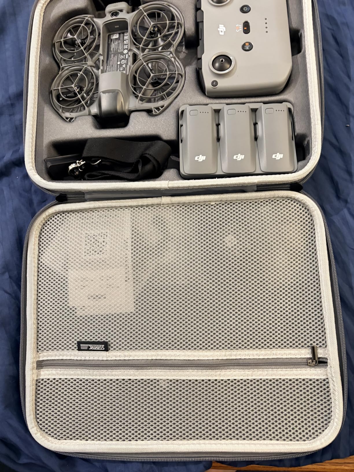STARTRC Carrying Case for DJI Neo 2 Accessories, Portable PU Protective Shoulder Bag for DJI Neo 2 Fly More Combo, Compatible with RC-N3/RC-N Remote Controller customer photo 2