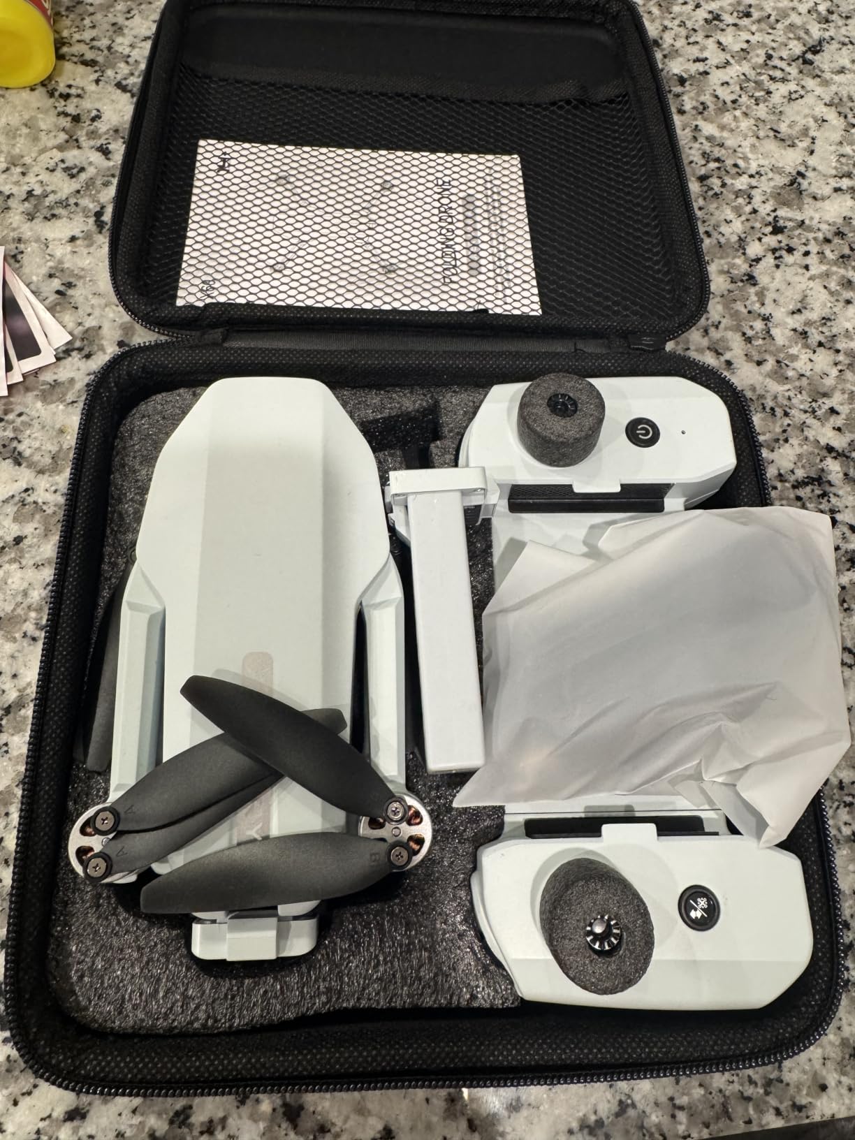 2K Drone with Camera for Adults & Beginners, Foldable FPV Mini Drone with Brushless Motor, 36 Min Flight Time, 2 Batteries, One-Key Takeoff/Landing, Gesture Selfie, Carrying Case customer photo 2
