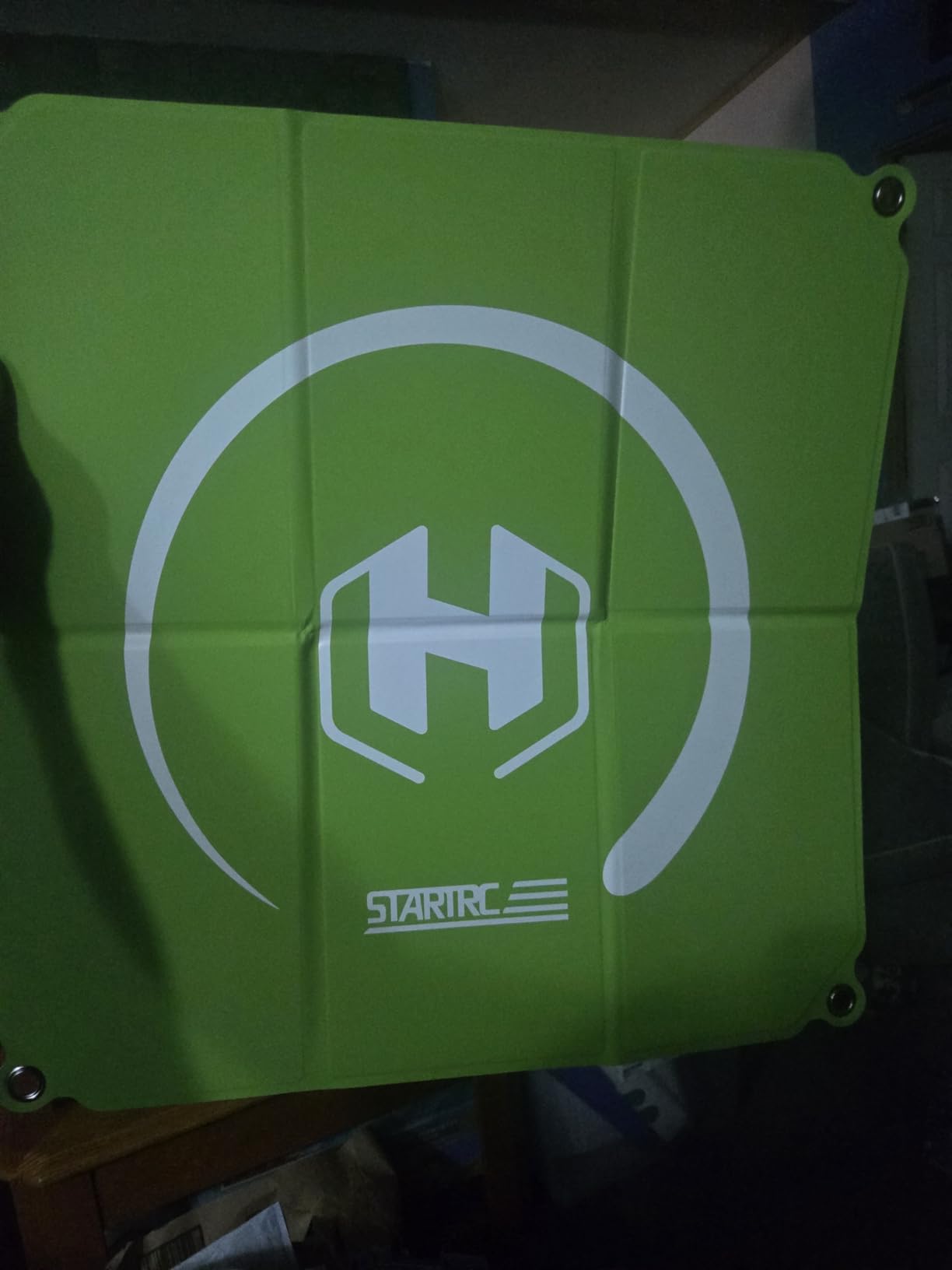 STARTRC PHOTO Drone Landing Pad Foldable 2x3 Fast-Fold, (26in/65cm) Double-Sided Waterproof Launch Pad, Weighted Helipad for DJI Air 3S/Mavic 4 Pro/Avata 2/Mavic 3 Pro/Mini 4k Drone Accessories (Blue-Green) customer photo 1