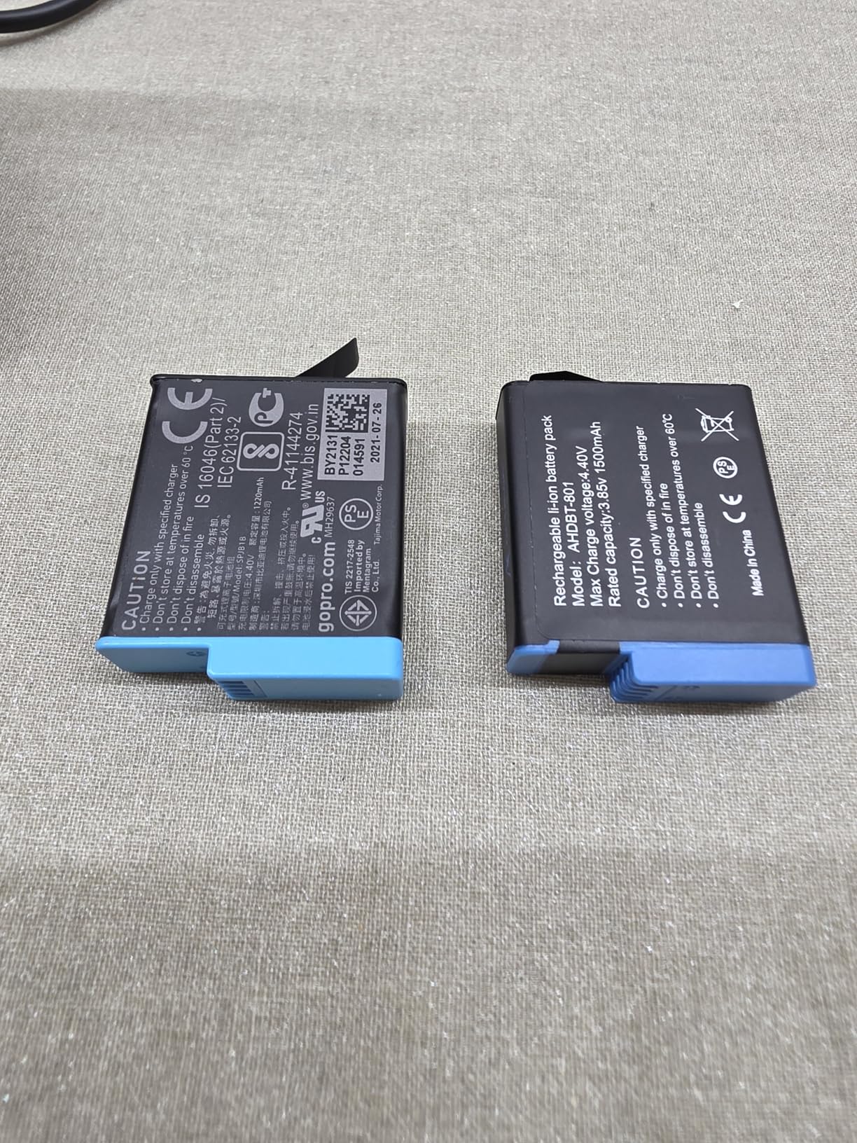 A Artman Battery 1500mAh for GoPro Hero 8/7/6/5 Black and 3-Channel LED USB Charger Fully Compatible with GoPro Hero 8 Battery and Charger (3-Pack) customer photo 2