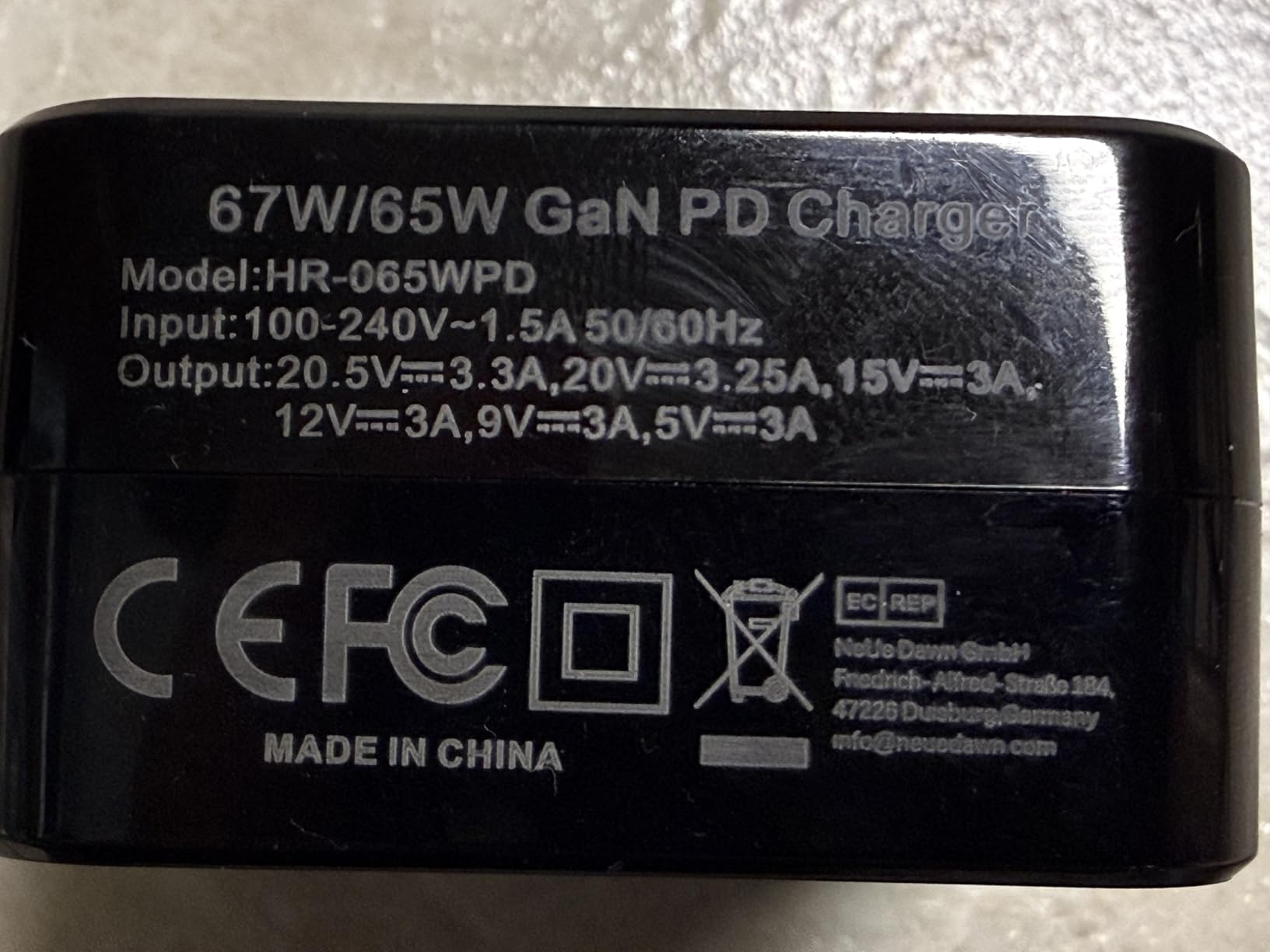 65W PD GaN USB-C Fast Charger Compatible with DJI Mini 5 Pro,Mini 4k/4 Pro | Mini 3 Pro,Neo 2,Avata 2,Mavic 2,Air 3S,Osmo Pocket 4/3,Action 5 Pro,Drone Power Adapter Replacement for DJI Charger customer photo 1