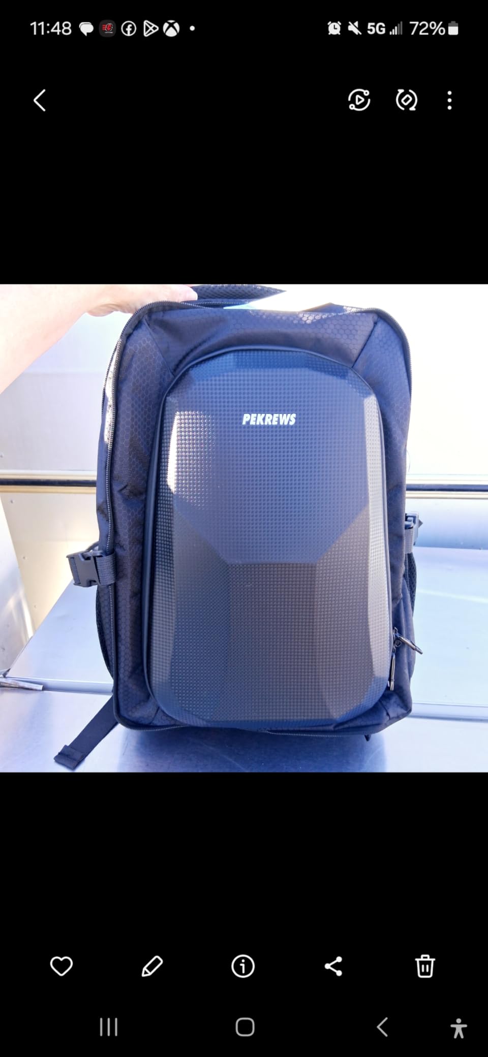 PEKREWS Travel Drone Bag, Atom 2 Backpack for Potensic RC PTD 1 Controller | Large Capacity, Fits 15.6 Inch Laptop, Waterproof, Hard Carrying Case customer photo 1