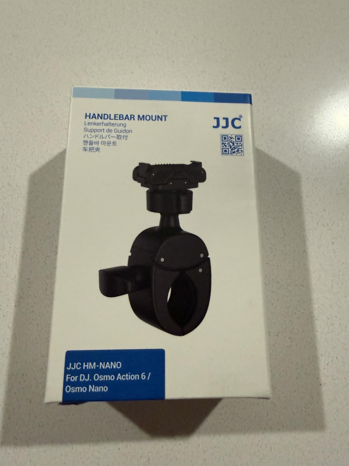 JJC Magnetic Bike Pole Mount for DJI Osmo Action 6 & Nano, with Ball Head | Handlebar Bike Pole Mount Motorcycle Clamp Mount, Lightweight ABS Crab Clamp for Round Pipe Tube Desk, w. Quick Release Mount customer photo 2