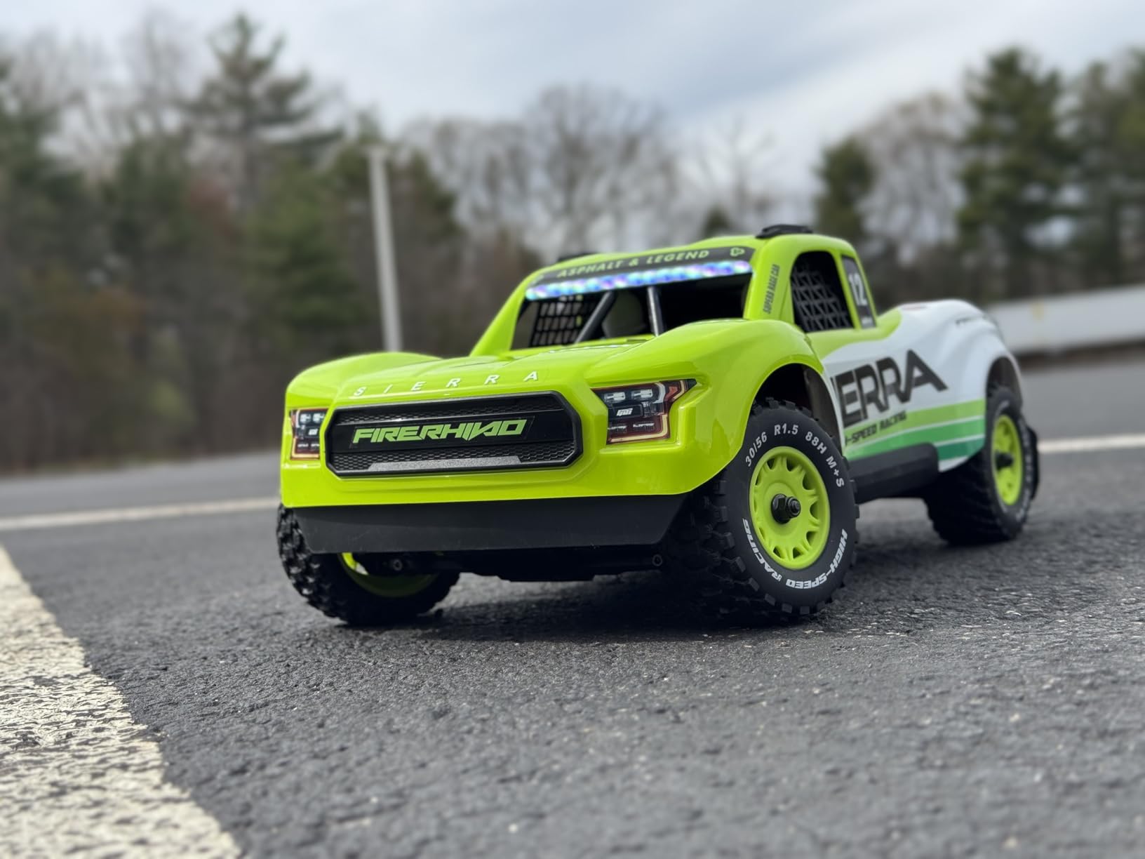 UDIRC 1203PRO 1/12 RC Short Course Truck, 50MPH 3S Brushless Fast RC Car with Gyro and Center Diff for Adults, 4WD All Terrain Desert Truck RTR, 4-Color LED Light System customer photo 1