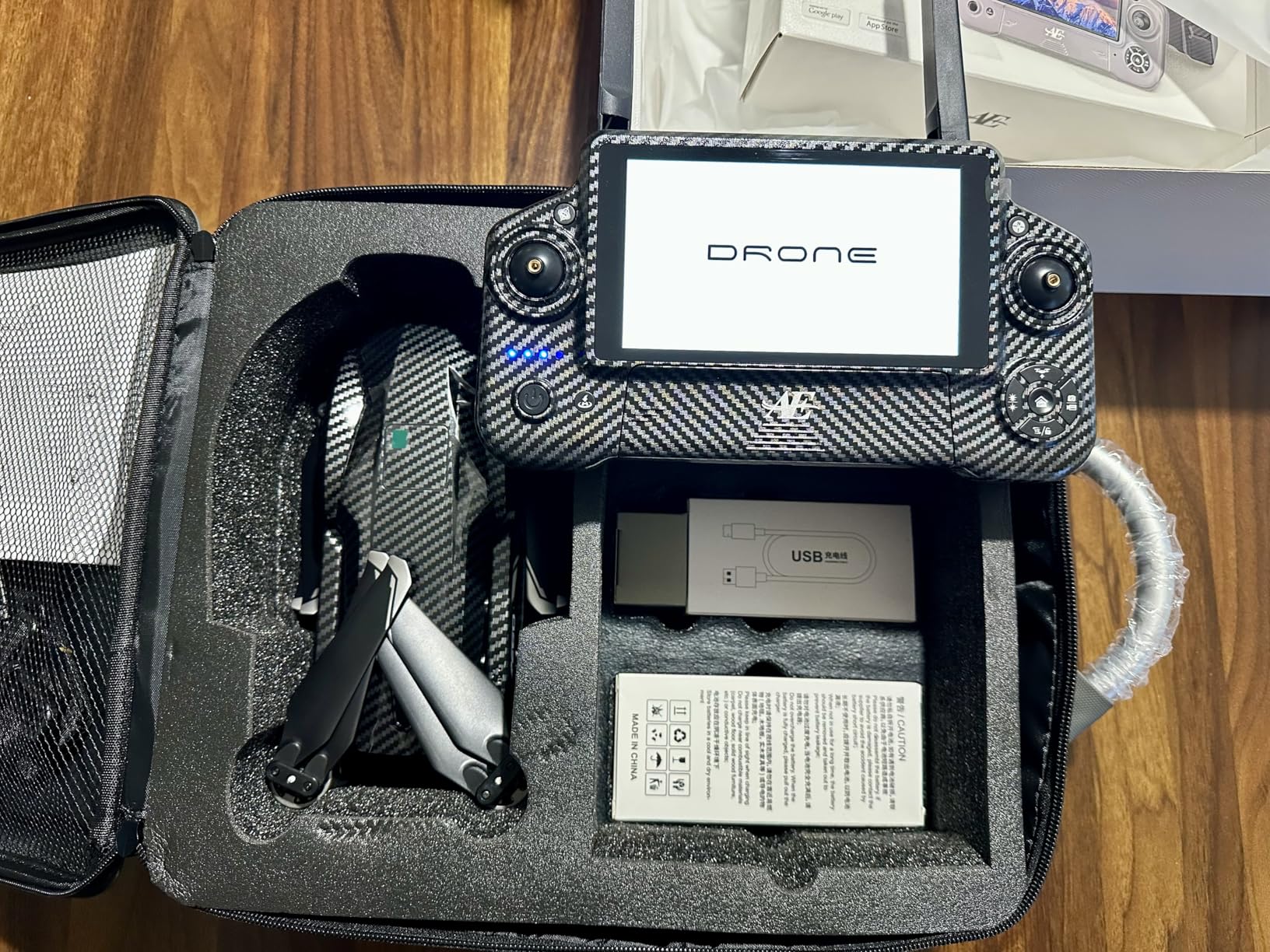 AE60 Drone with Camera 4K for Adults & Beginners, GPS Drone with 3-Axis Gimbal, 1.3lb Payload Release and Drop, 1968FT Long Range, 45 Min Flight Time, 360 Obstacle Avoidance, Night Vision FPV Drone with 7.2 Screen Controller, Foldable (2 Batteries) customer photo 2
