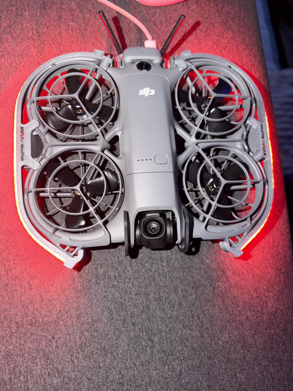 Neo2Halo LED Light Strip for DJI Neo 2, Multi-Color Dynamic Modes Brings Stunning Aerial Light Shows, Bottom Light Illumination Ensures Position Stability in Darkness customer photo 1
