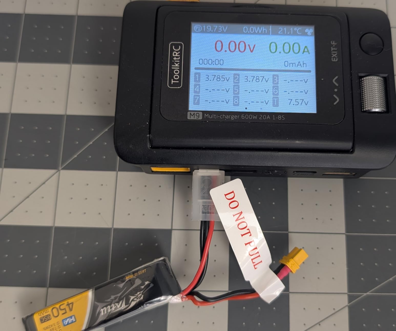 TATTU 450mAh 2S1P 95C 7.6V High Voltage Lipo Battery Pack with XT30 Plug - Long Pack(1Pcs) customer photo 1