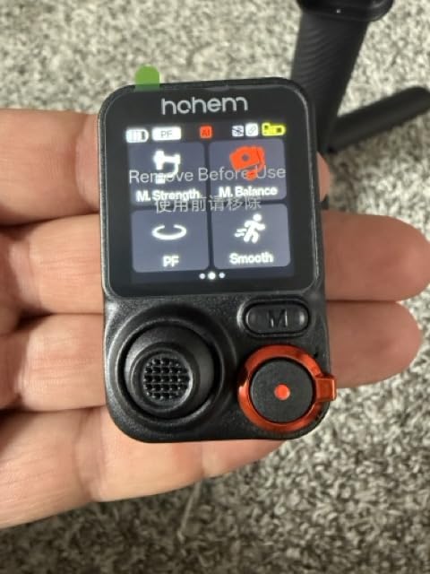 Hohem iSteady MT3 Pro 4-in-1 Camera Stabilizer with AI Tracker, Detachable Touchscreen Controls, Fill Light - 3-Axis Gimbal for Mirrorless, Compact, Action Cameras & Smartphones, 2.5KG Payload customer photo 1