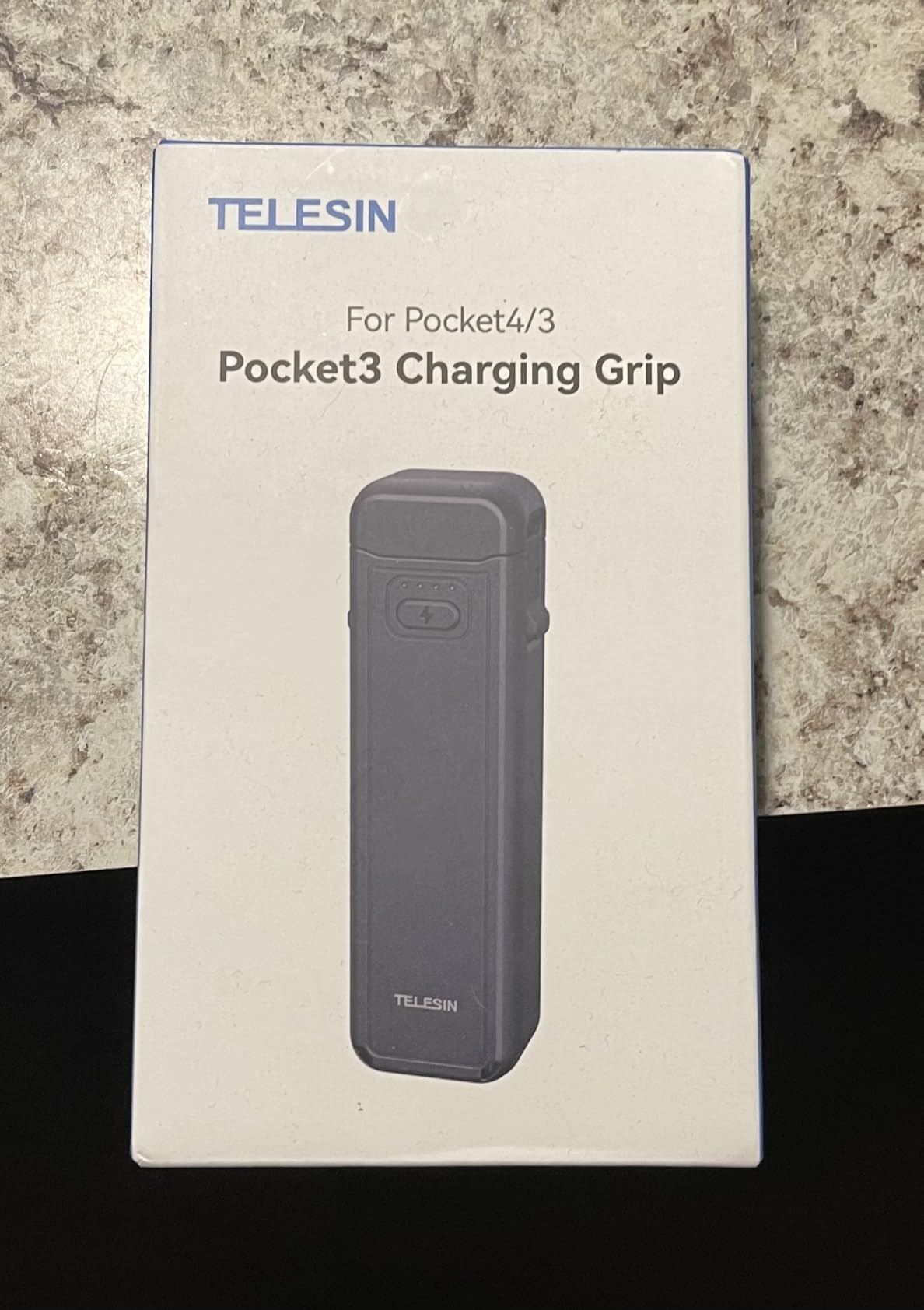 TELESIN Battery Handle for DJI Osmo Pocket 4P 4 3 Xtra Muse 5000mAh Extended Battery Grip Adds 1.3X Runtime Supports Charging While Shooting Compact Tripod Mount for Travel and Vlogging customer photo 2