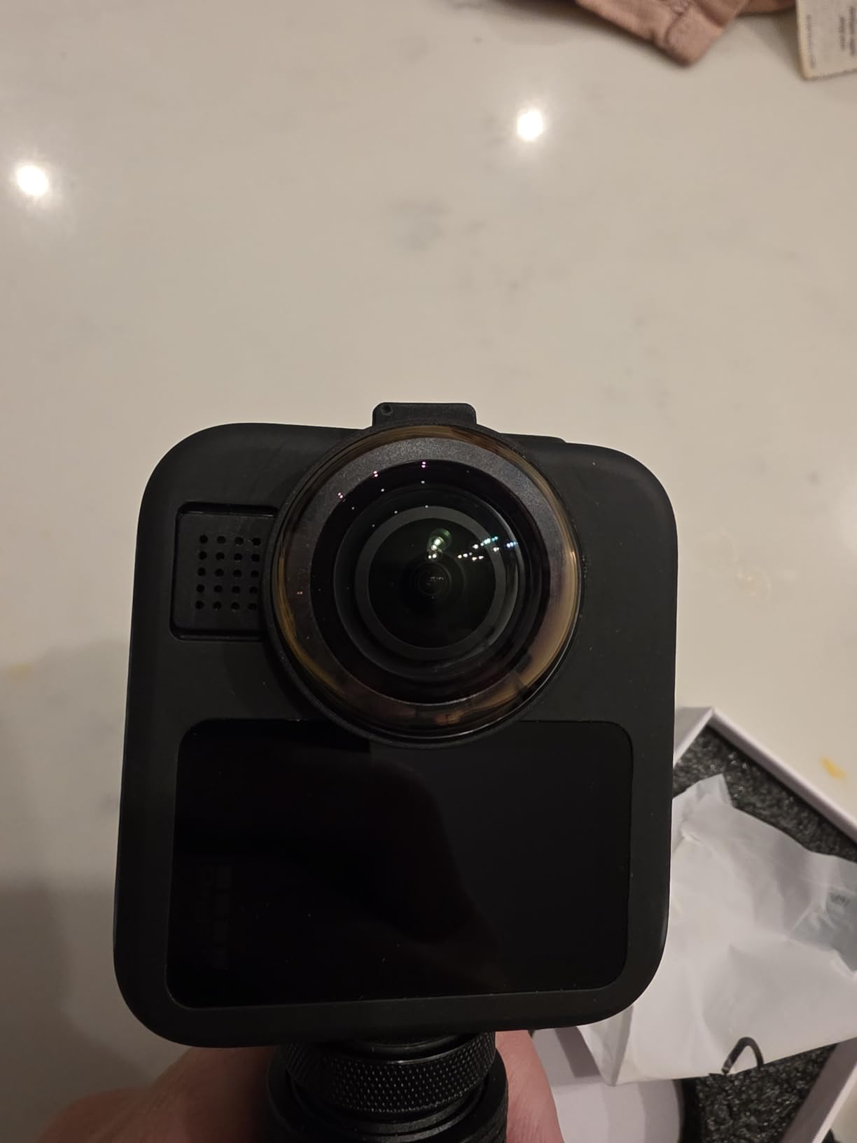 Optical Tempered Glass Lens Guard for GoPro MAX2, 10H Hardness Scratch-Resistant Protective Cover with AR Coating customer photo 1